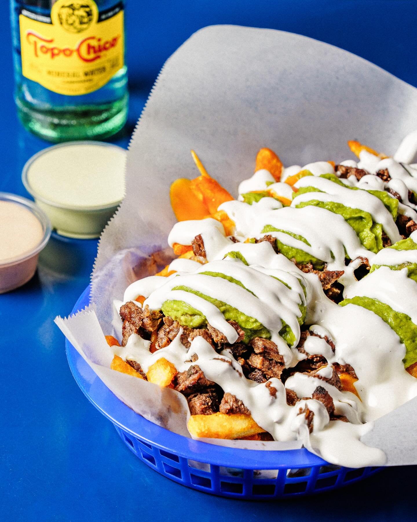 Loaded Asada Fries, Taco Centro style 🍟🔥
Crispy fries topped with juicy carne asada, melted cheese, fresh toppings, and bold Mexican flavor in every bite.
This is not just fries&hellip; this is a whole experience #TacoCentro ⭐️
&bull;
📍 2171 Kettn