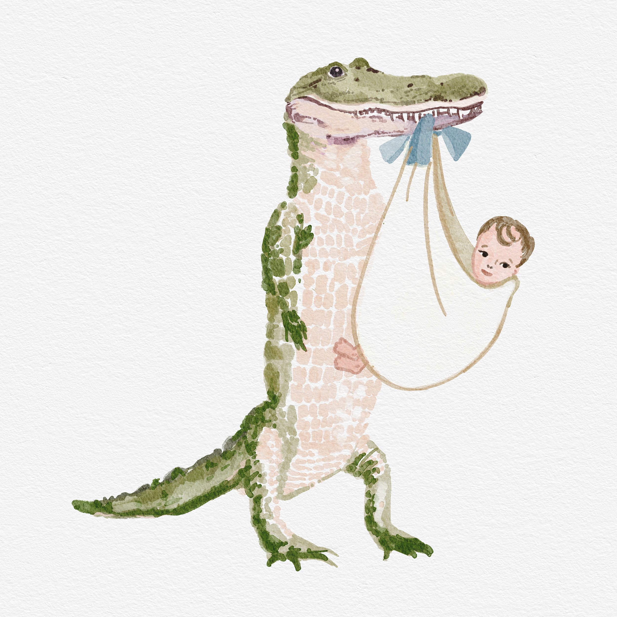 Alligator with baby.jpg