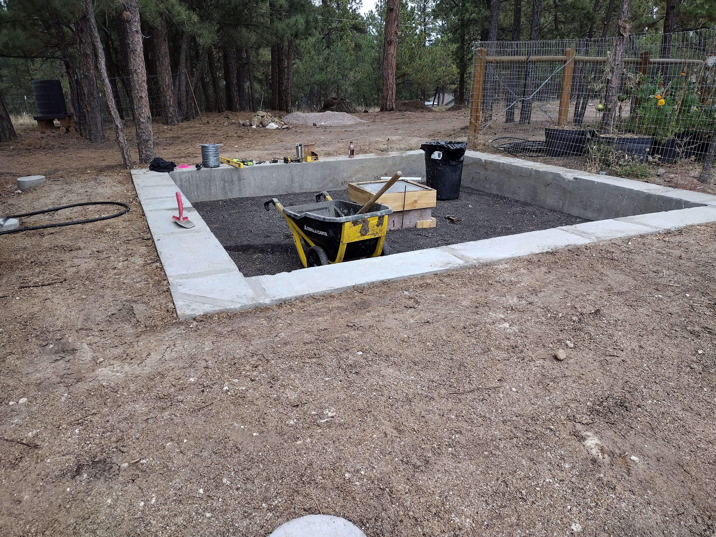 Cleaned and Ground Work