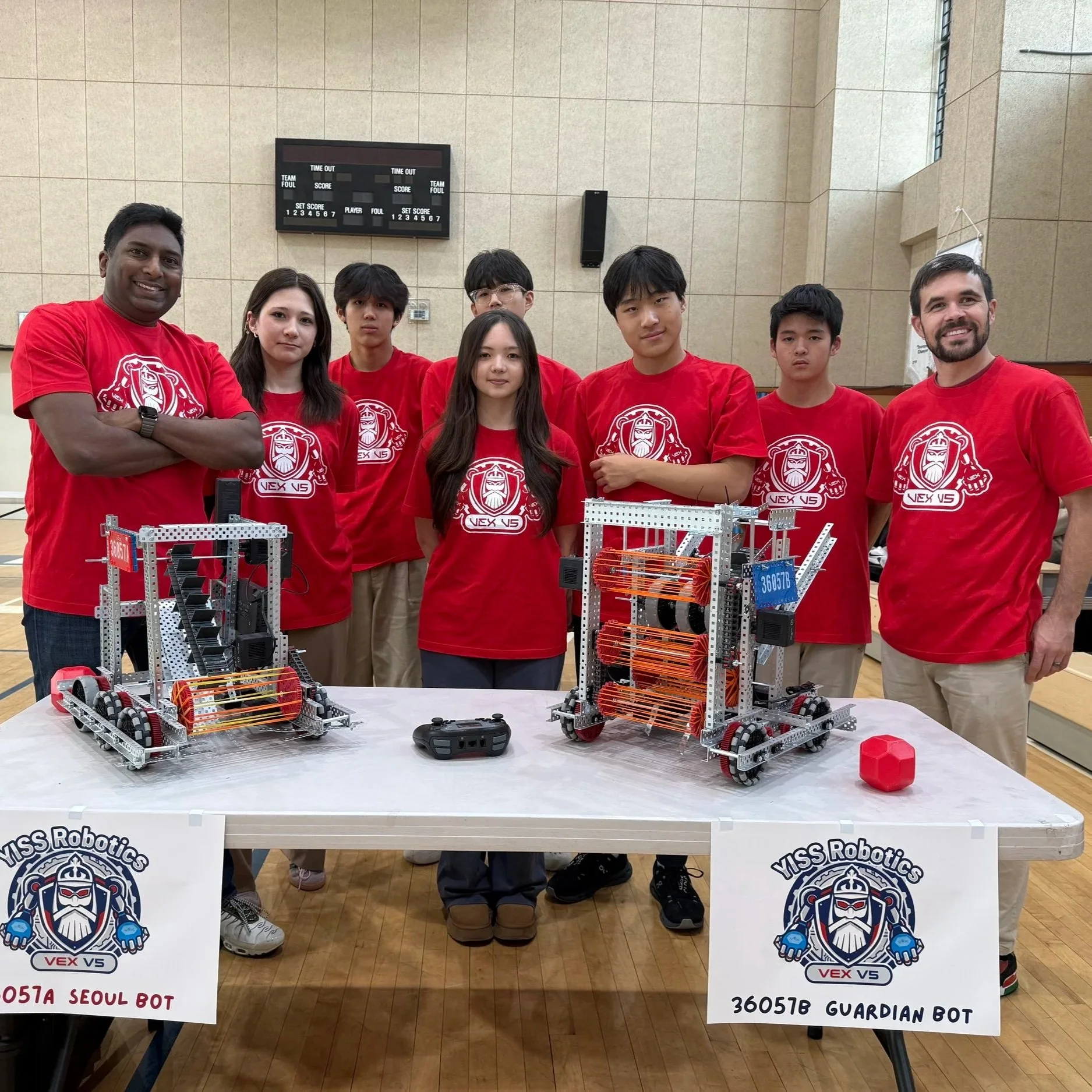 VEX Robotics Team Excels in First Tournament