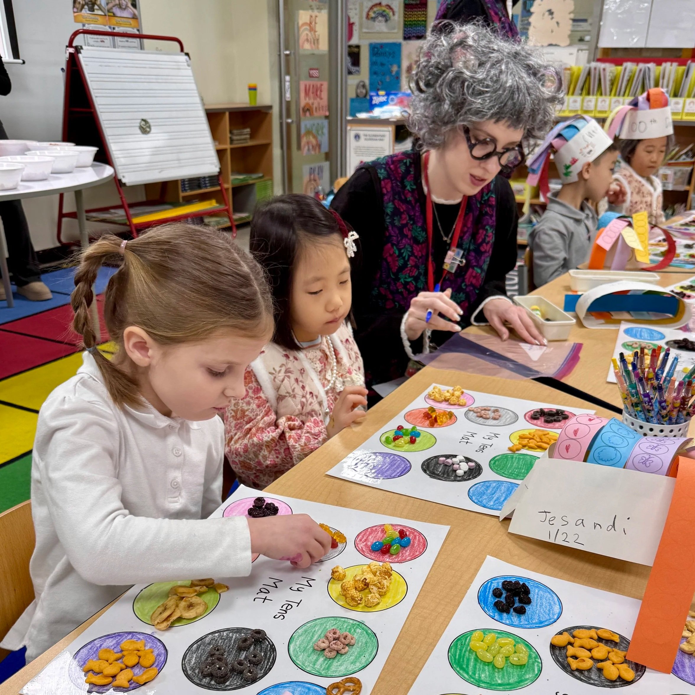 Kindergarteners Celebrate 100 Days of Learning