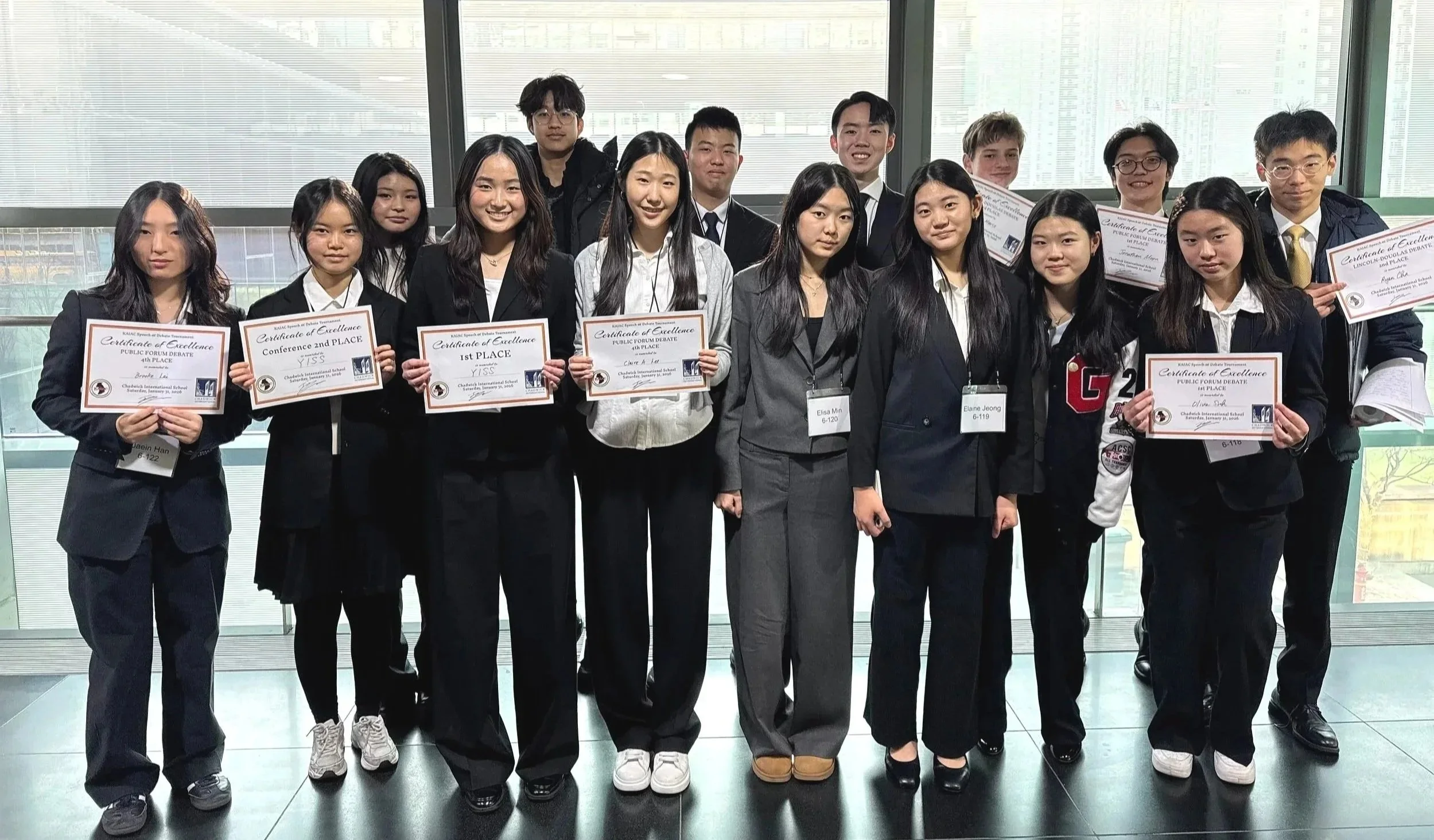 Forensics Team Wins First Place at Tournament