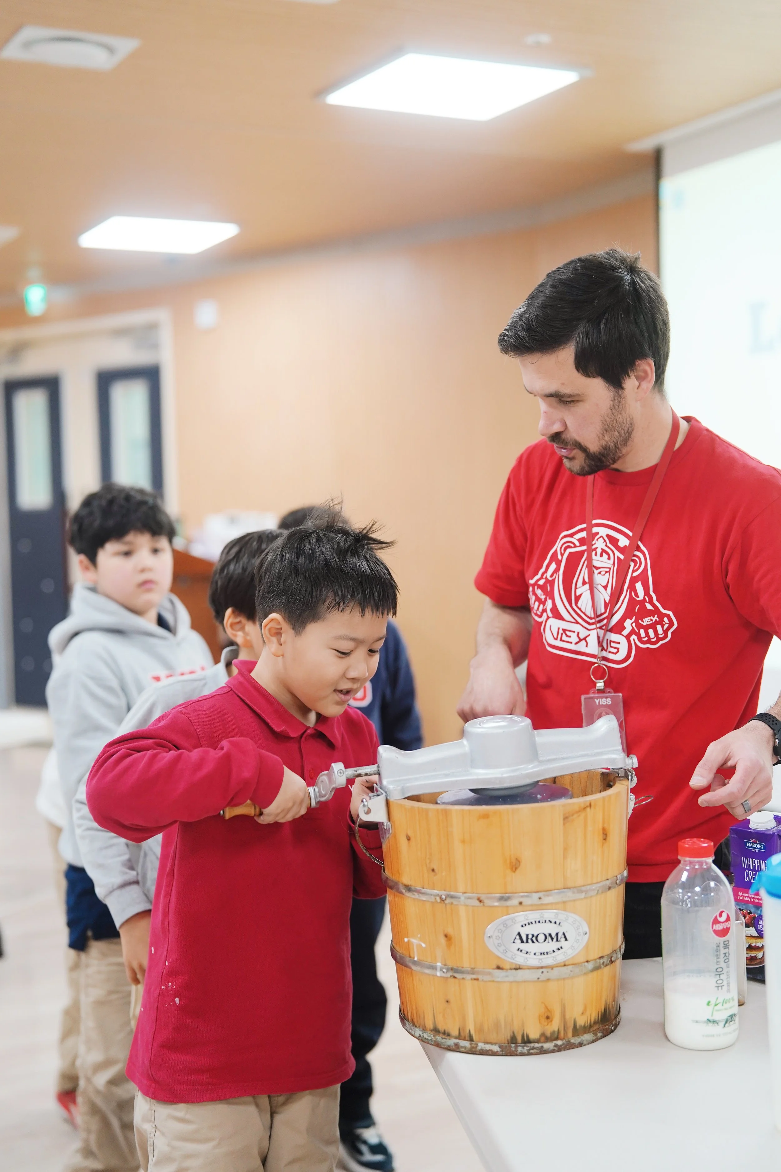 Students Explore Science by Making Ice Cream