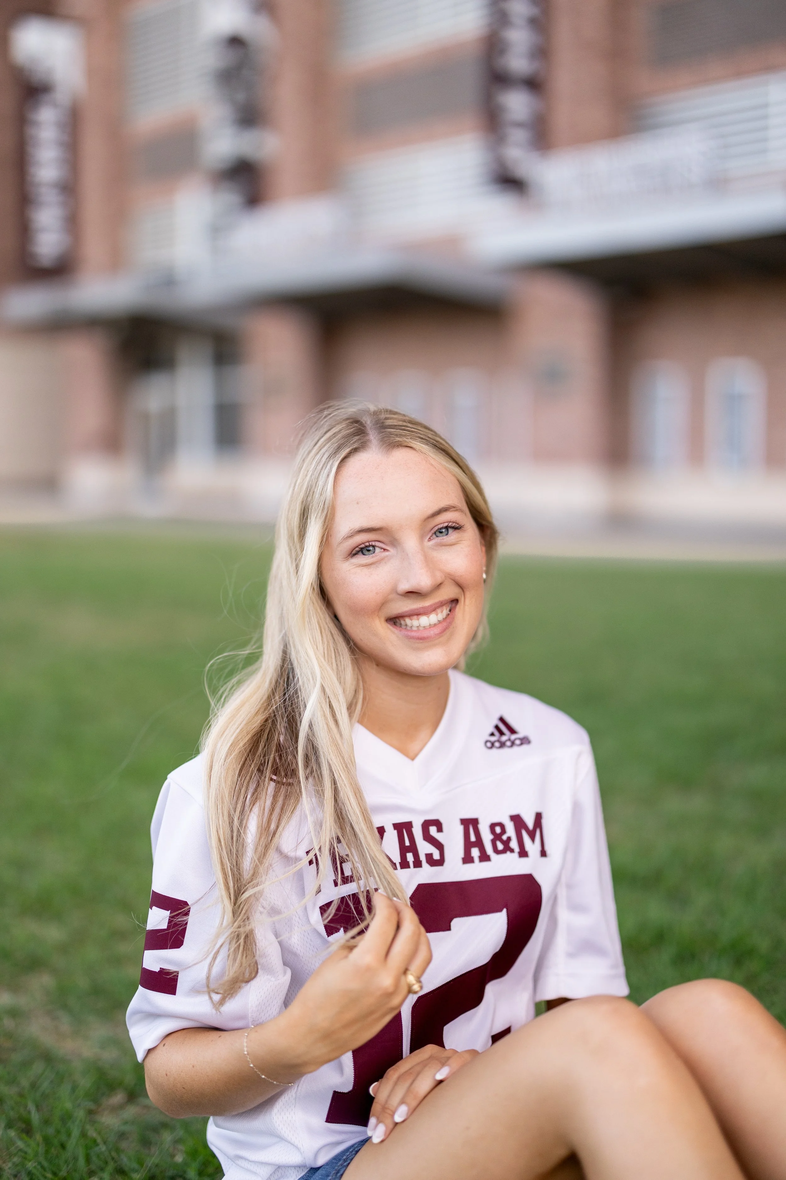 Madison’s Senior Portrait Session at Texas A&amp;M University 