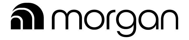 The Morgan logo featuring a stylized 'm' and the word 'morgan' in lowercase.