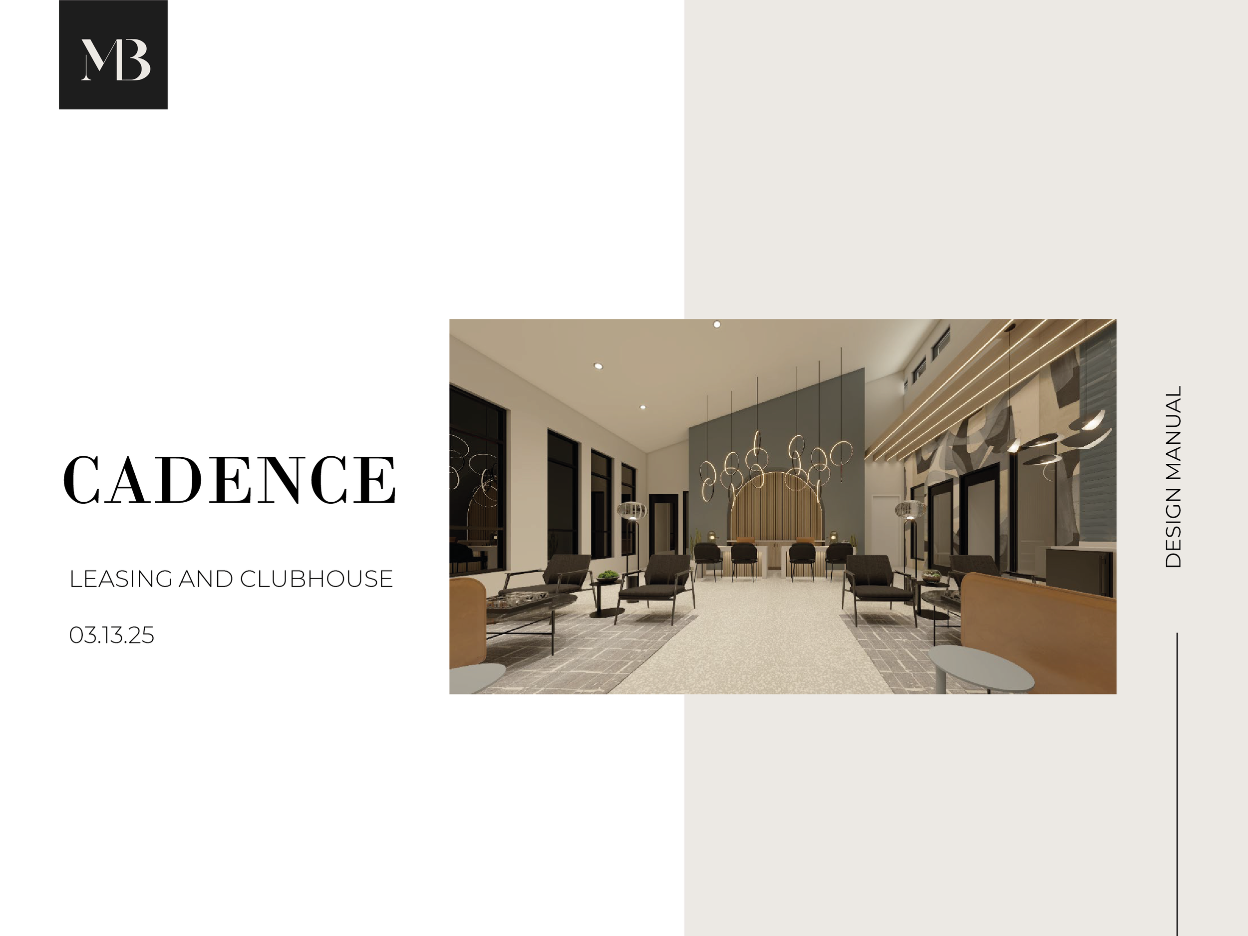 Cadence Leasing and Clubhouse Interior Design