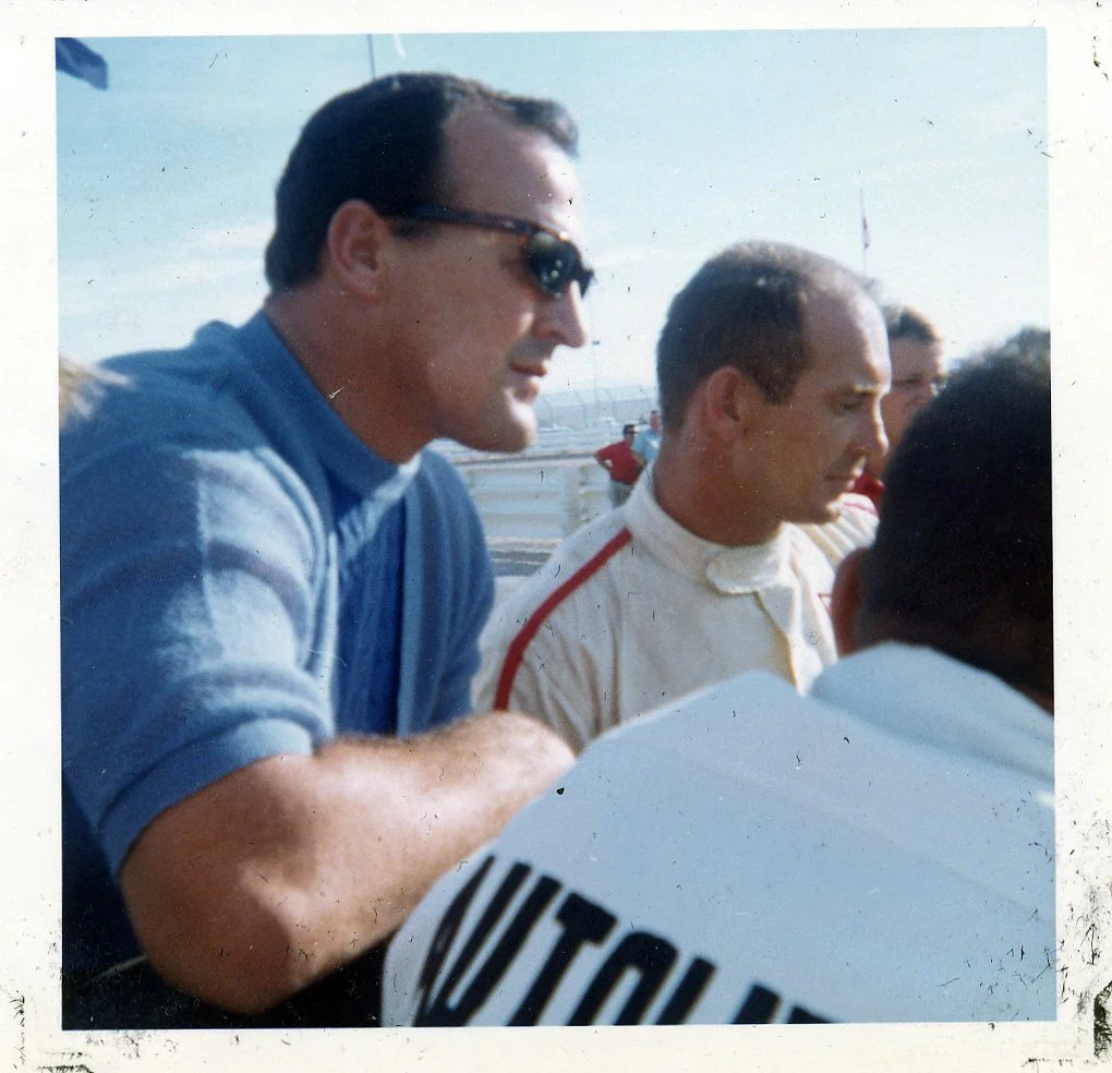 A.J. Foyt and Parnelli Jones - * January 21, 1968 - Motor Trend 500 Grand National. - Jones 3rd place & Foyt with DNF cause: engine failure. Riverside International Raceway.