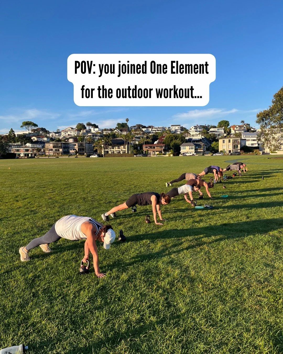 Yes, we train hard. We run, lift, sprint, squat, sweat and occasionally question the session that&rsquo;s been planned for us. 😅 

But One Element has never been JUST about the workout.

It&rsquo;s the familiar faces when you arrive.
The teammate en
