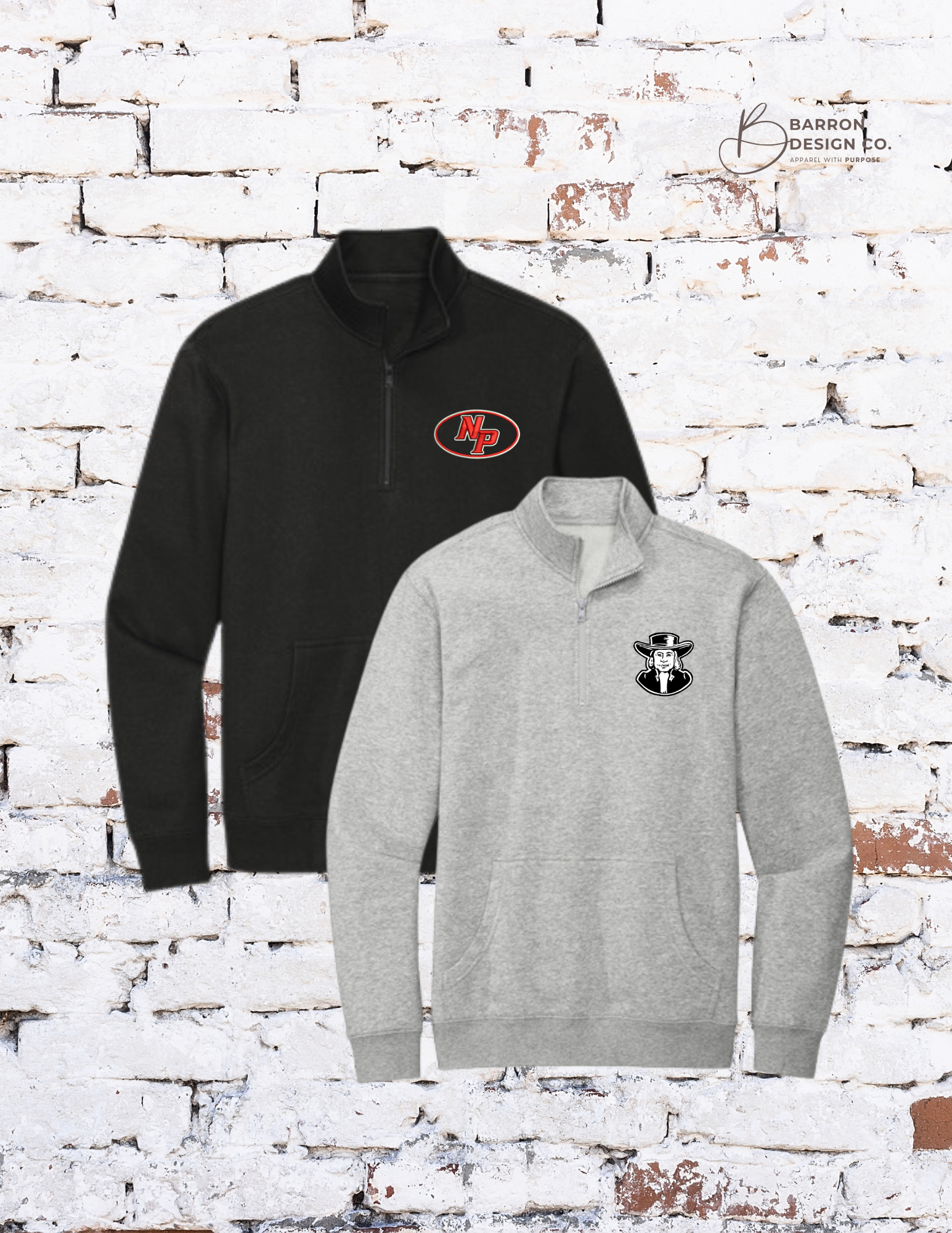 Quakers Quarter Zip Sweatshirt