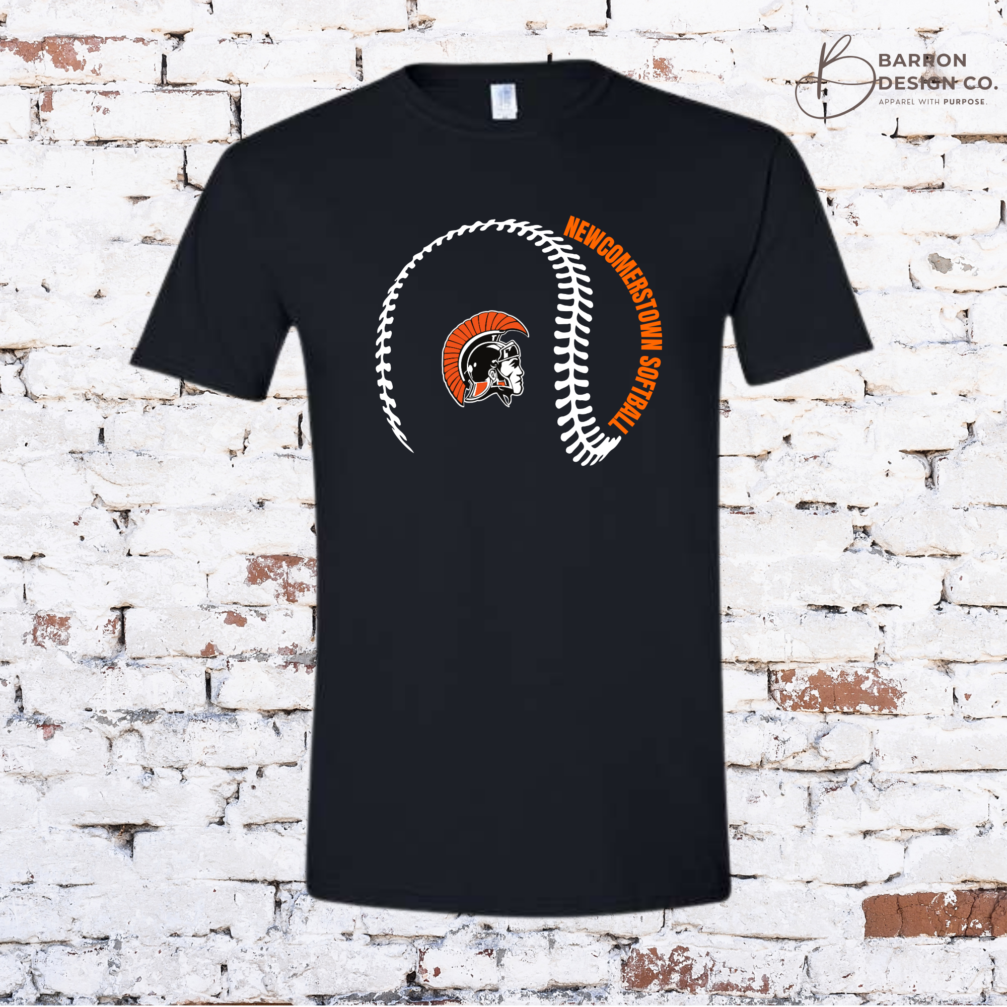 Newcomerstown Softball Laces - Black