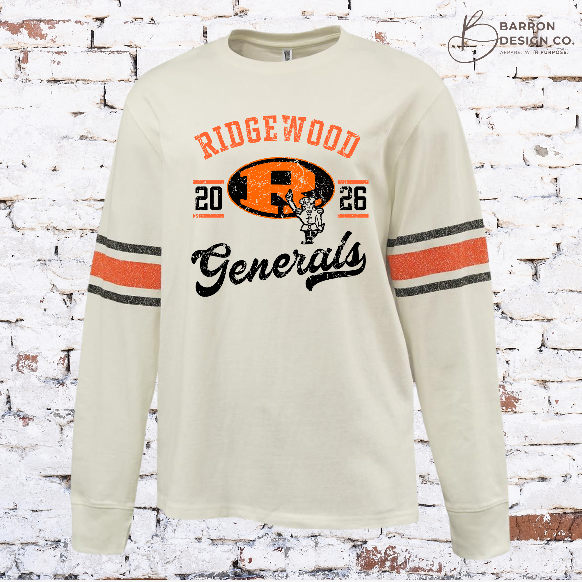 Ridgewood Generals Vintage Ringer Crew