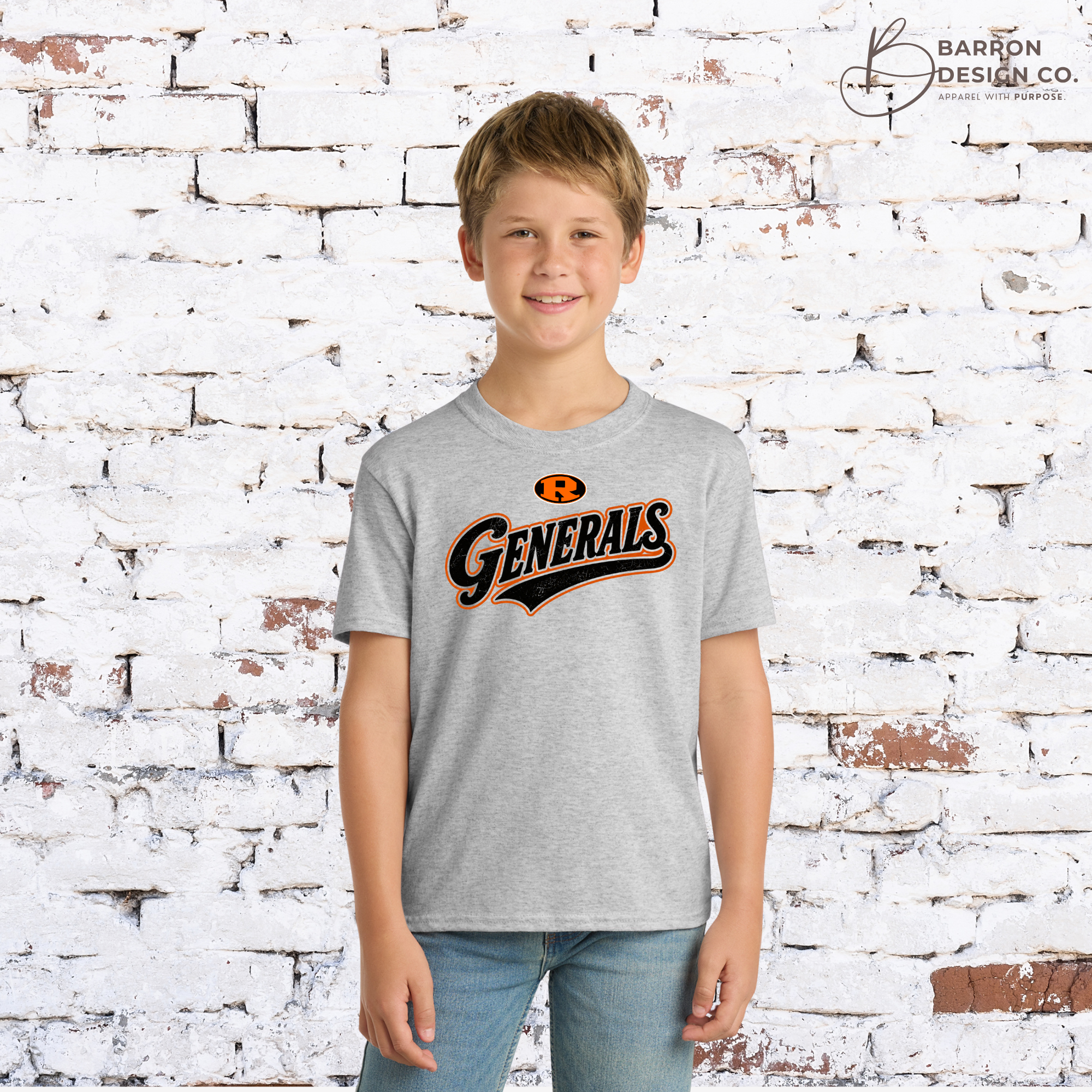 Generals Youth Retro Athletic Tee