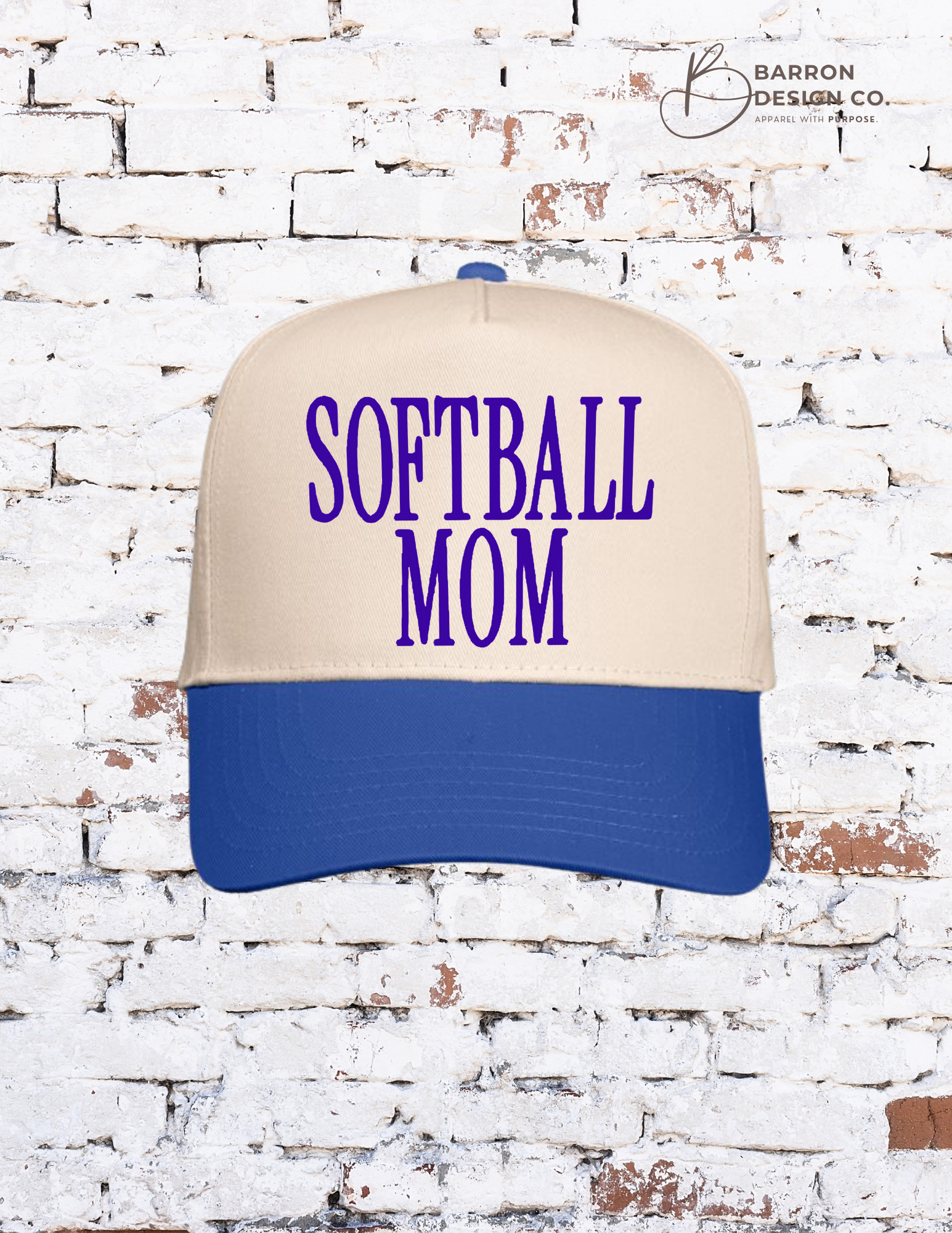 Softball Mom Royal Cap