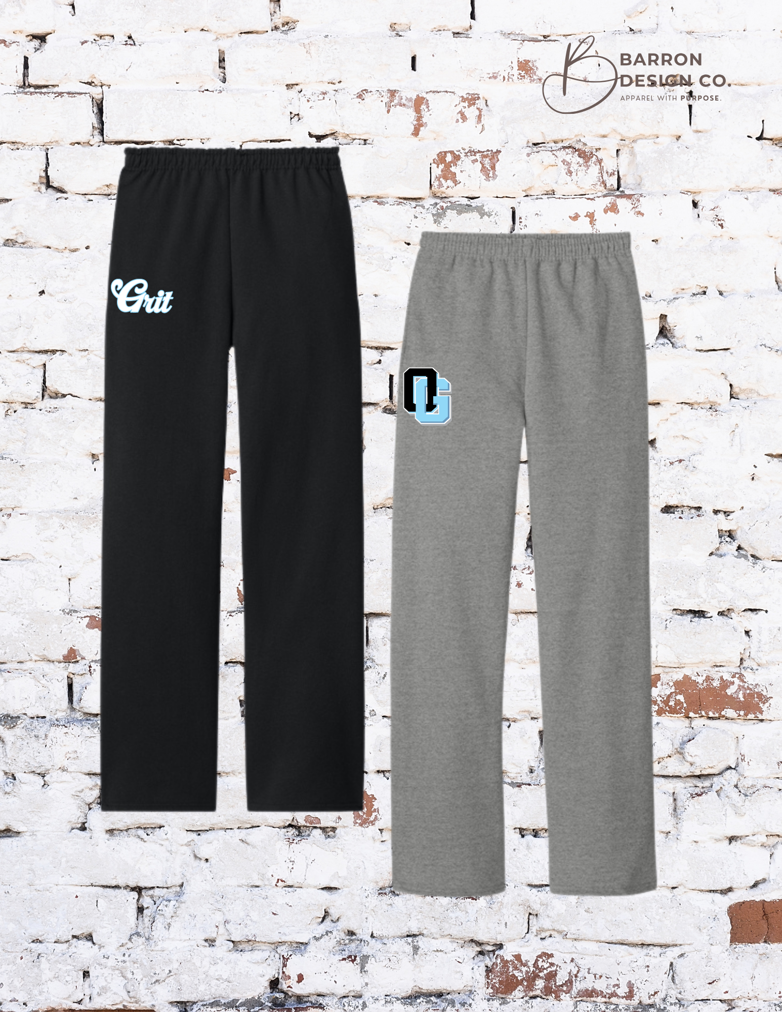 Ohio Grit Softball Open bottom Sweatpants