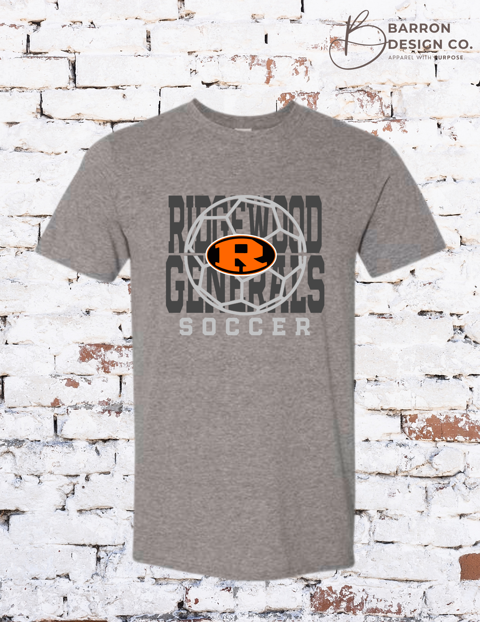Ridgewood Soccer- Gray Apparel