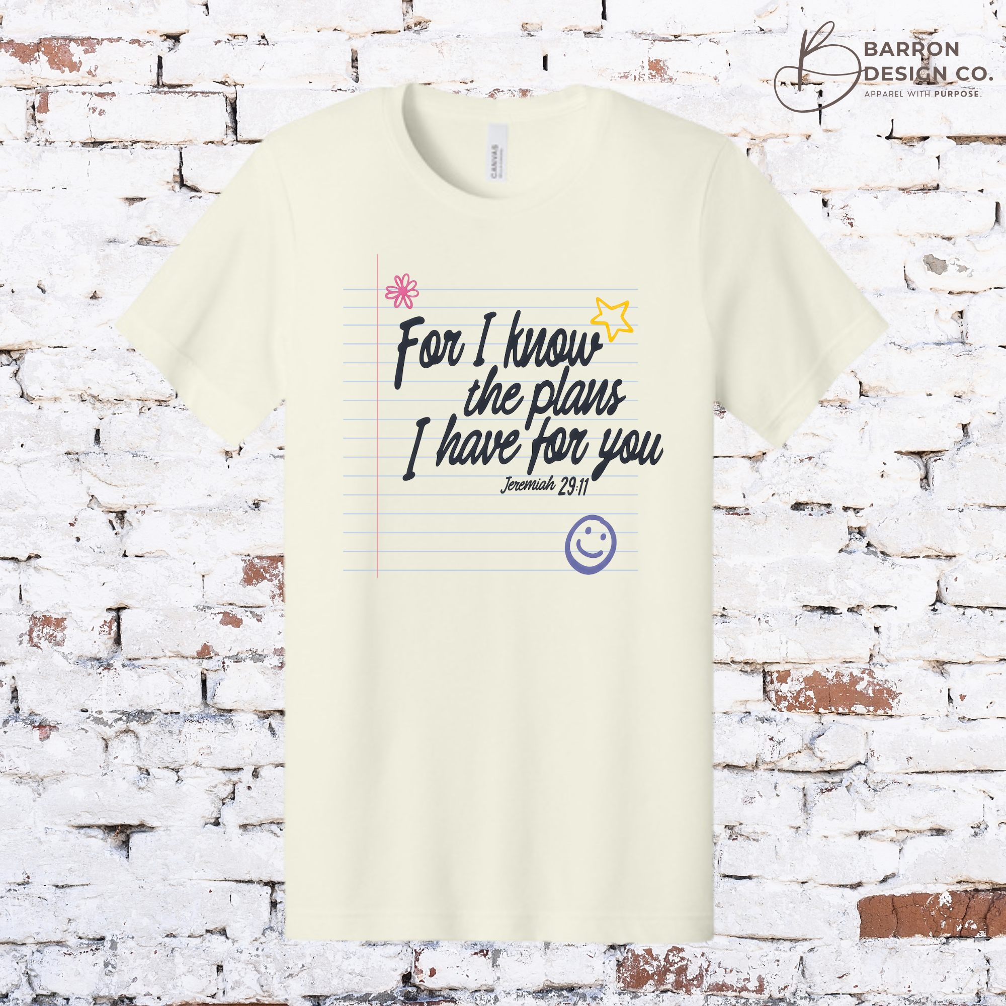 For I Know The Plans- Notebook Tee