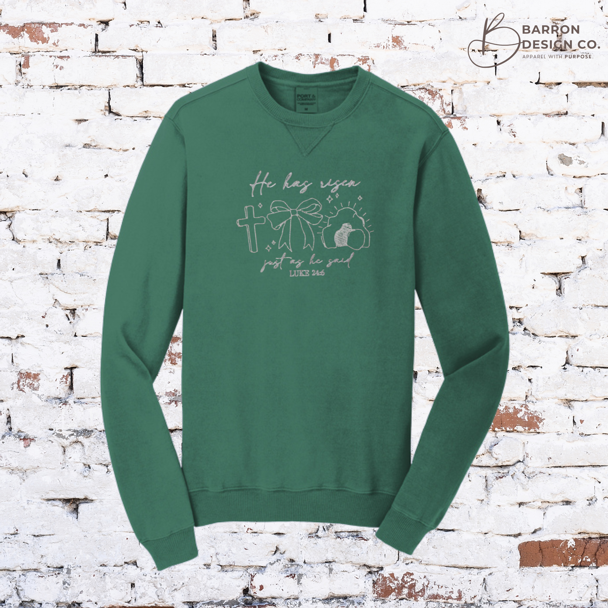 He is Risen wood cross -BC Cocoa - adult and youth (2).png