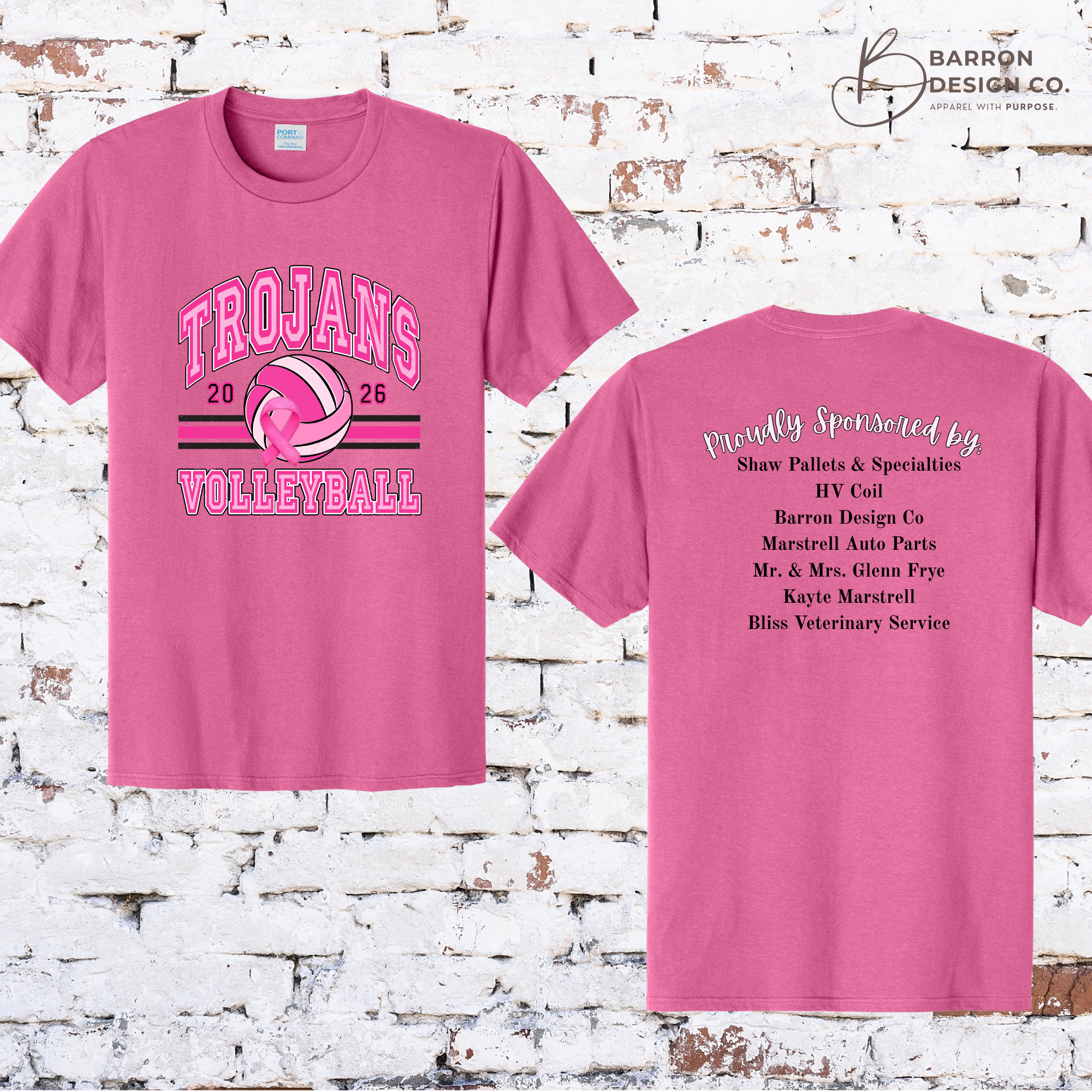 Trojans 2026 Volley for the Cure Tee