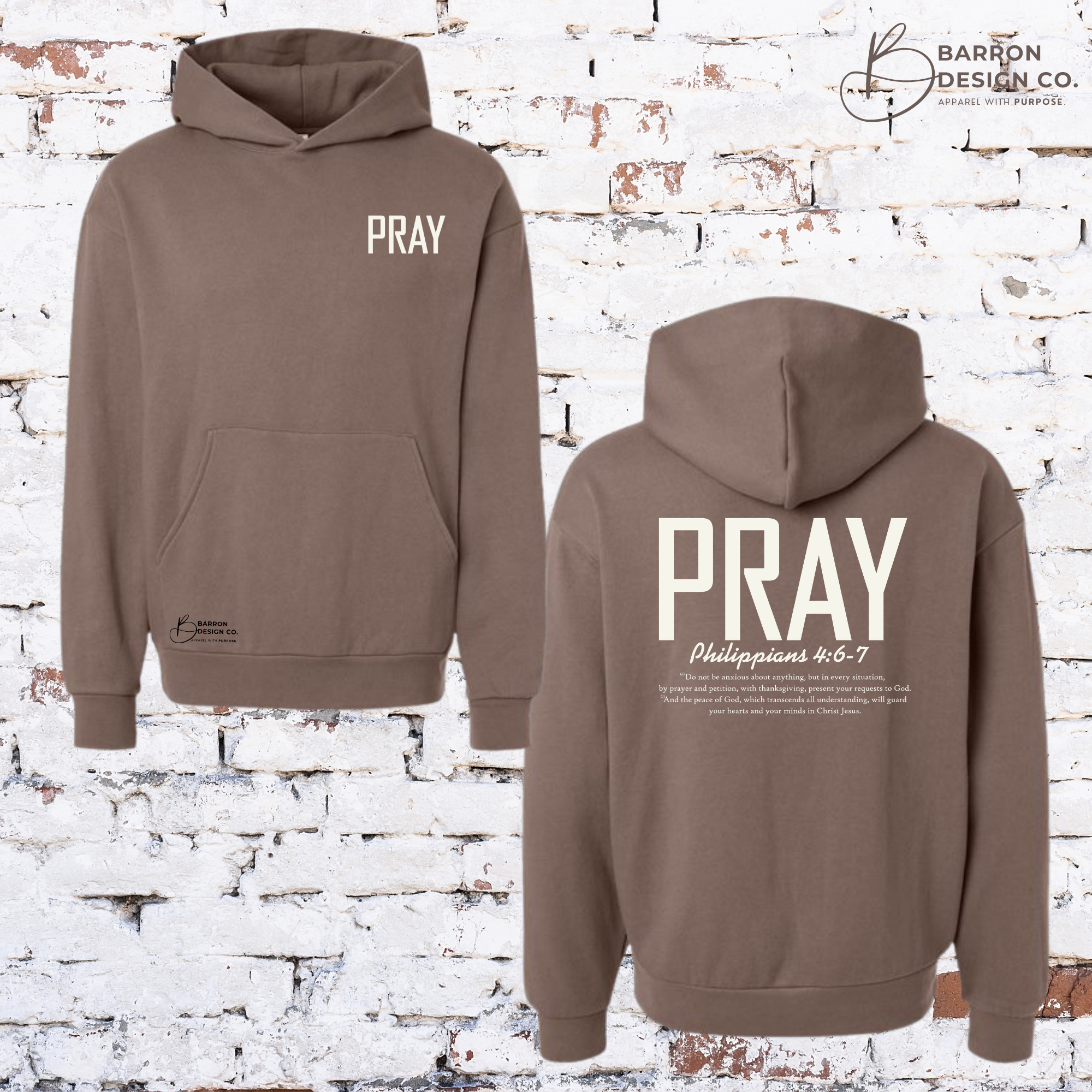 PRAY - Philippians 4:6-7 Hoodie