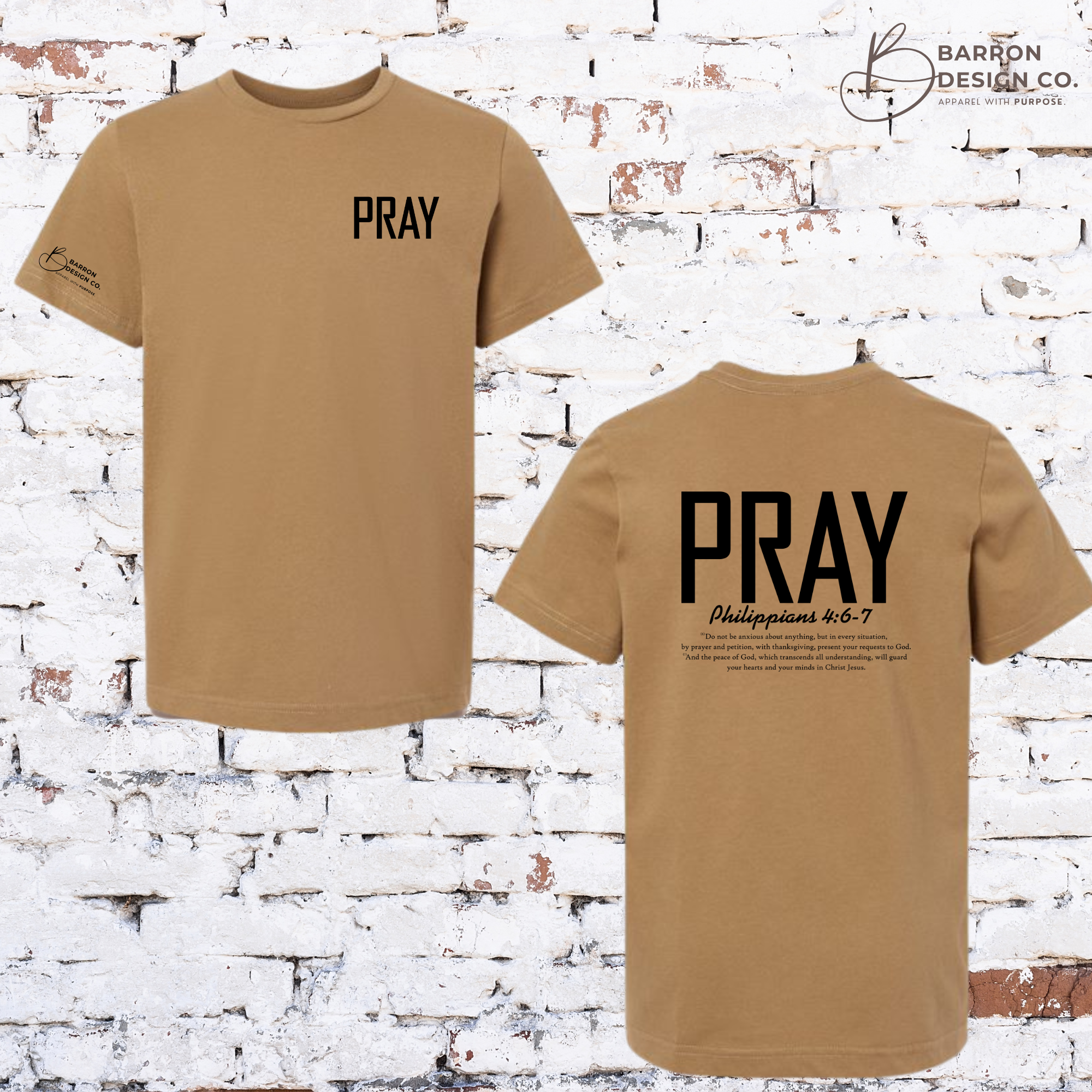 Pray- Philippians 4:6-7 Youth Tee
