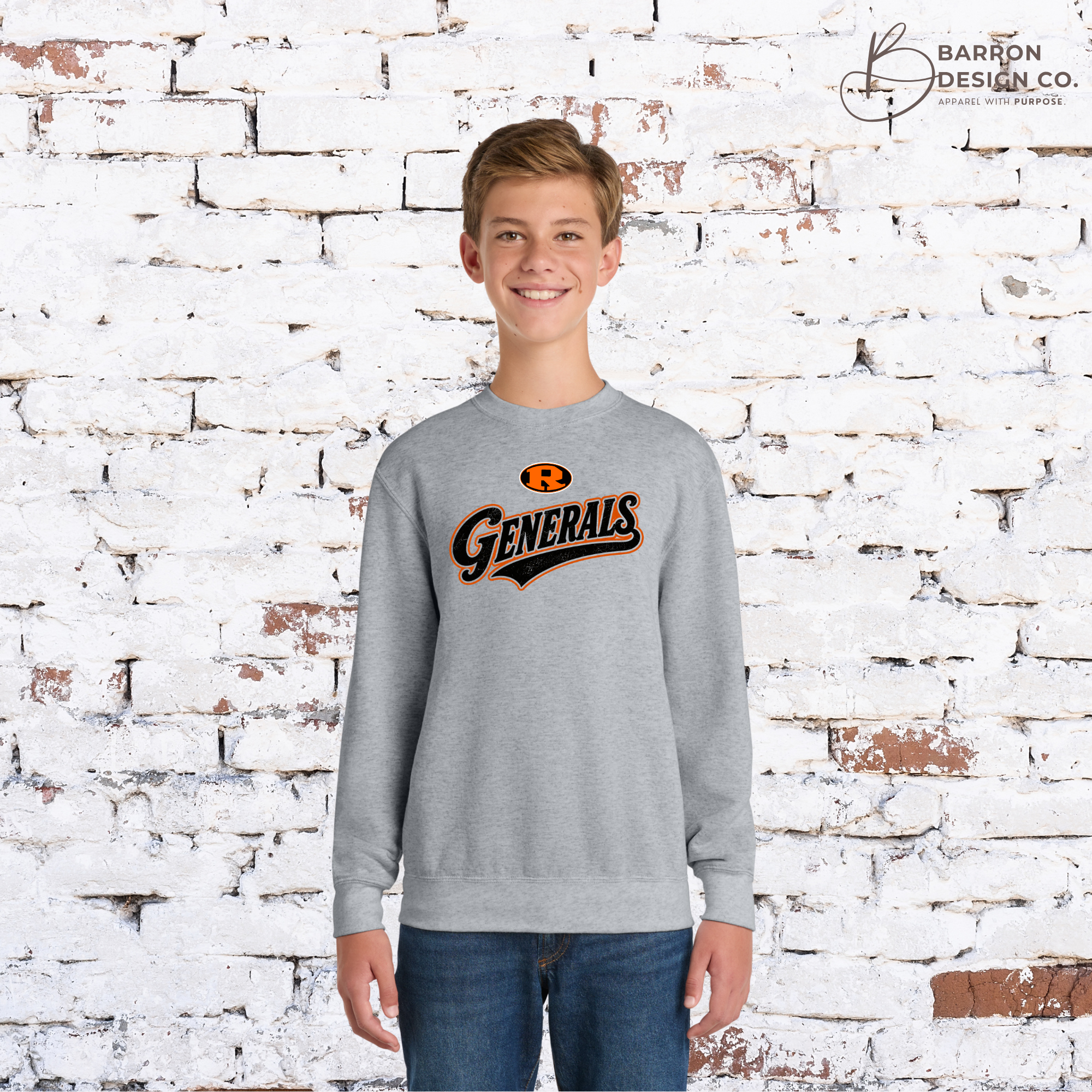 Generals Youth Retro Athletic Sweatshirts