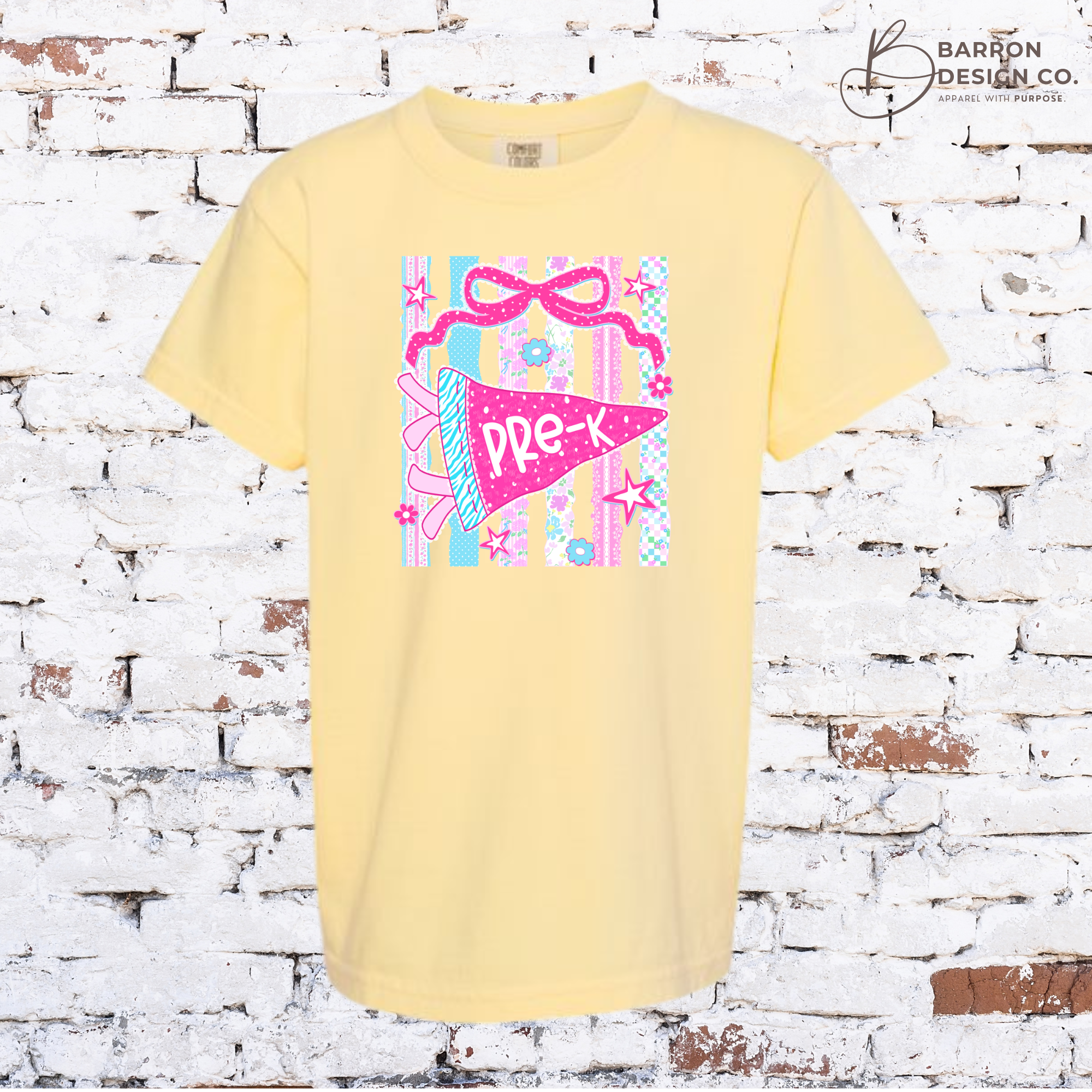 School Grade Pennant Flag Tee
