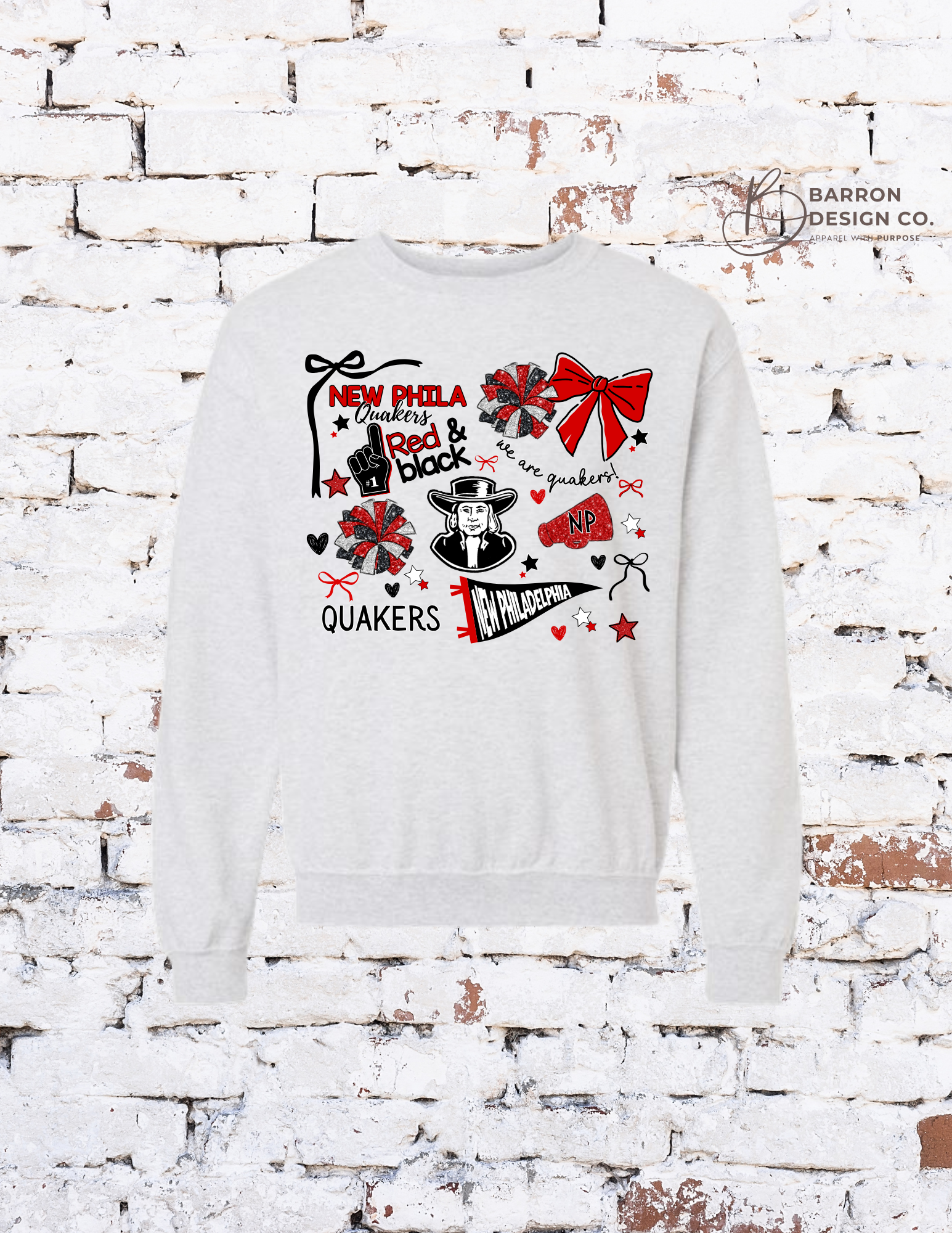 Quakers Cheer Collage