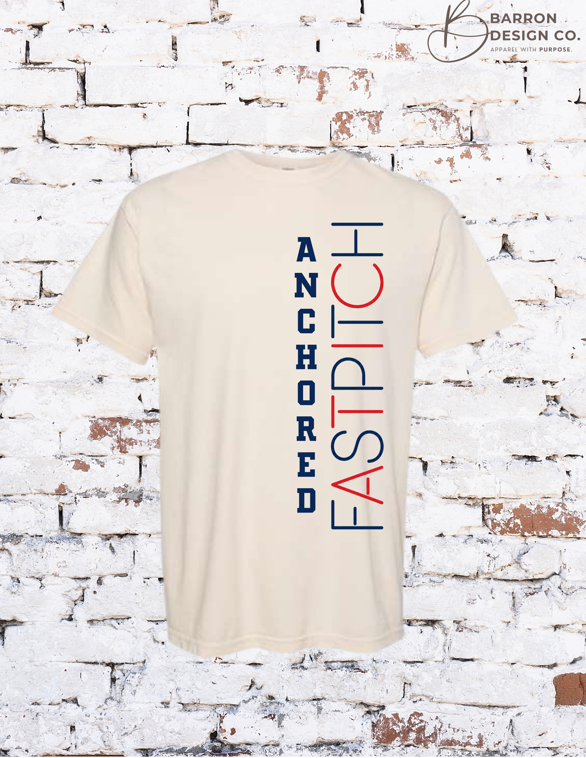Anchored Softball-Comfort Colors Tee