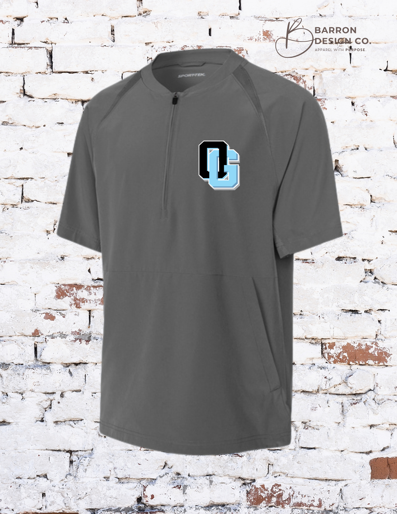 Ohio Grit Softball Short Sleeve 1/2 Zip Pullover