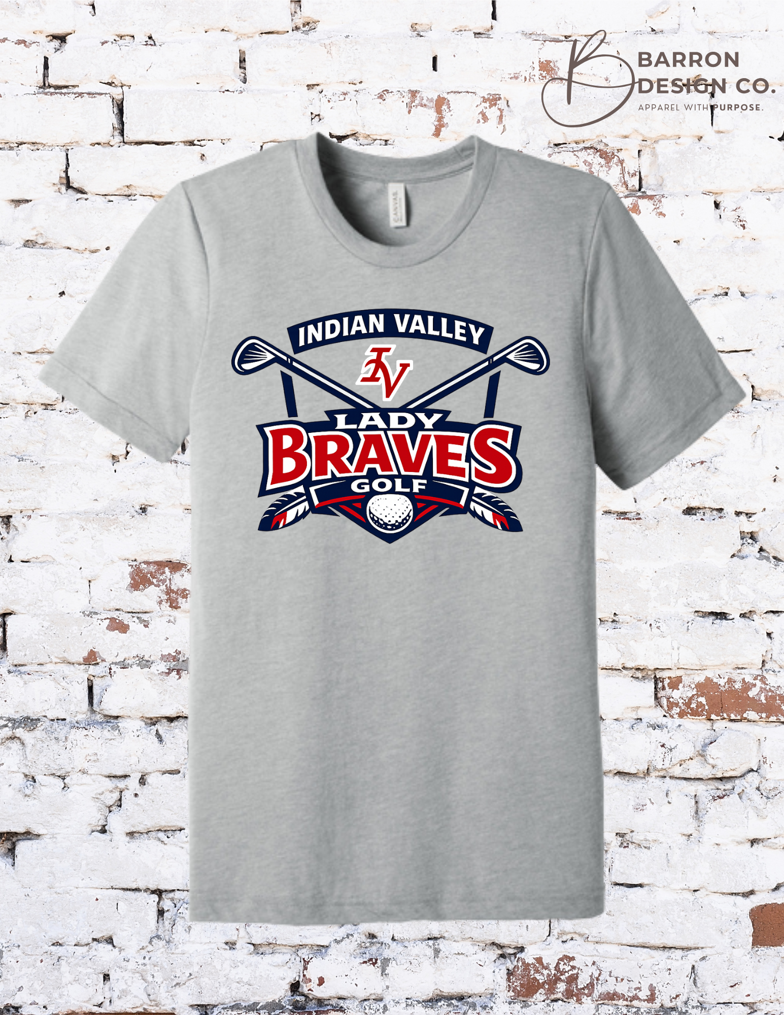 IV Lady Braves Golf Ultra Soft Tee