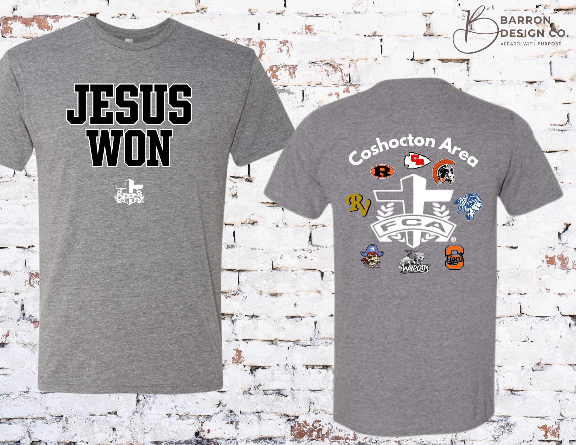 FCA Jesus Won Staff/Board Coshocton Area Shirt