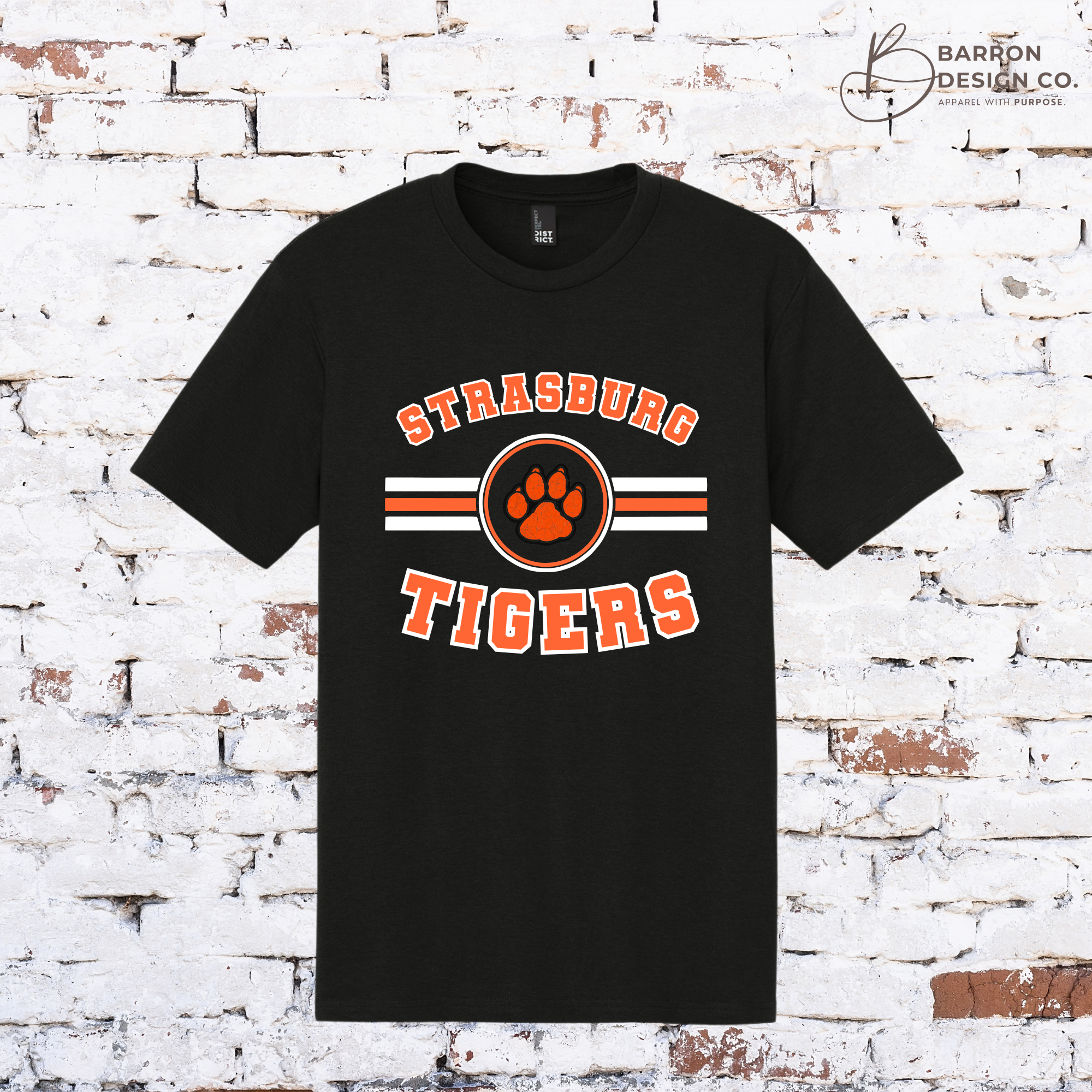 strasburg circle stripe mascot black.png