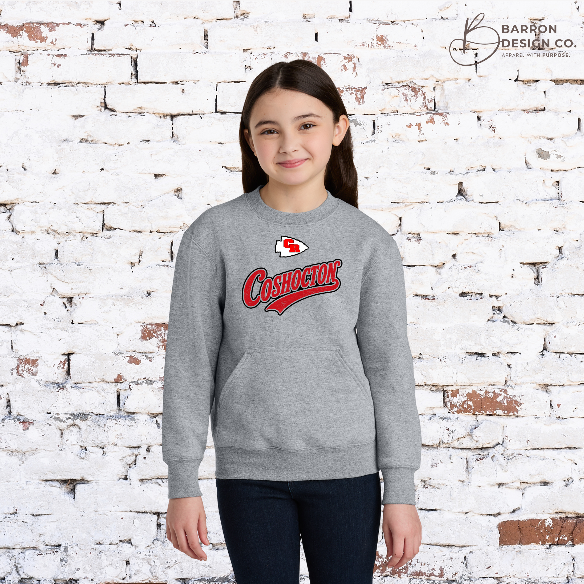 Coshocton Youth Retro Athletic Sweatshirts