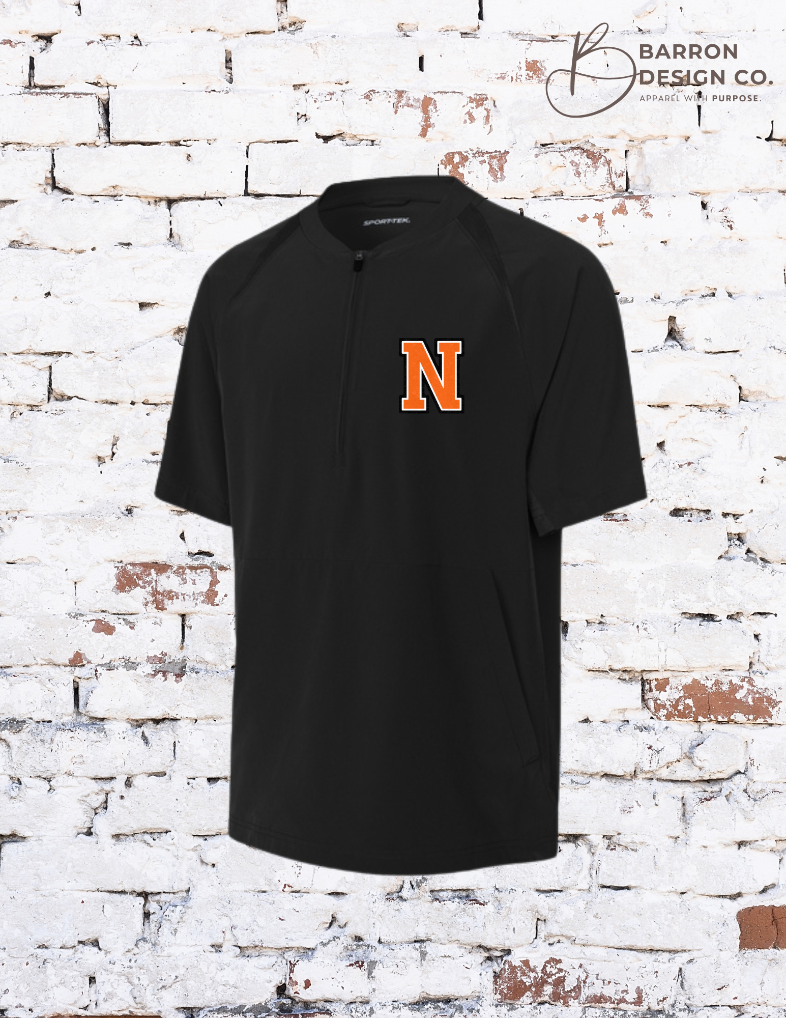 Trojans Short Sleeve 1/2 Zip Pullover
