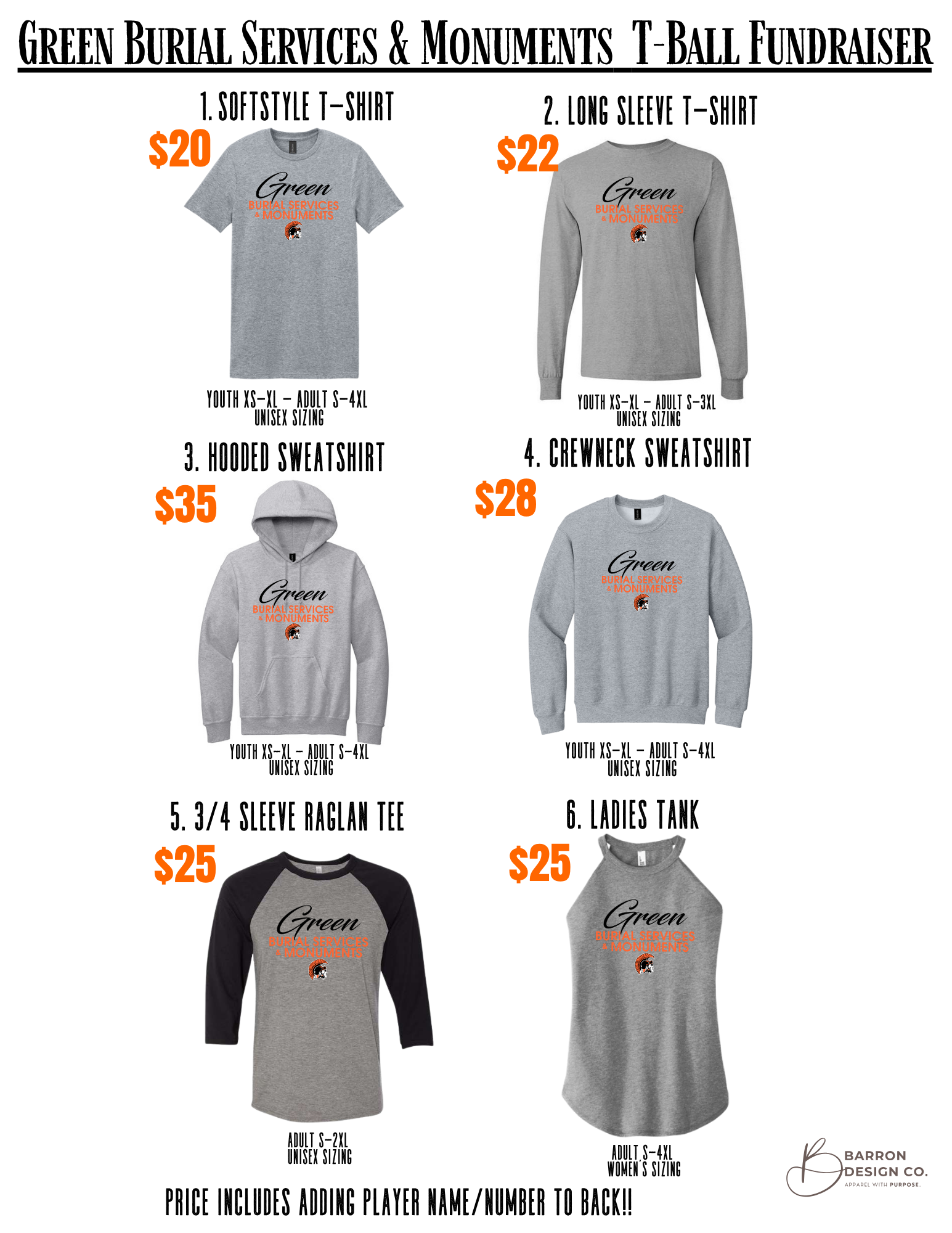 Newcomerstown T-Ball - Green Burial Services and Monuments