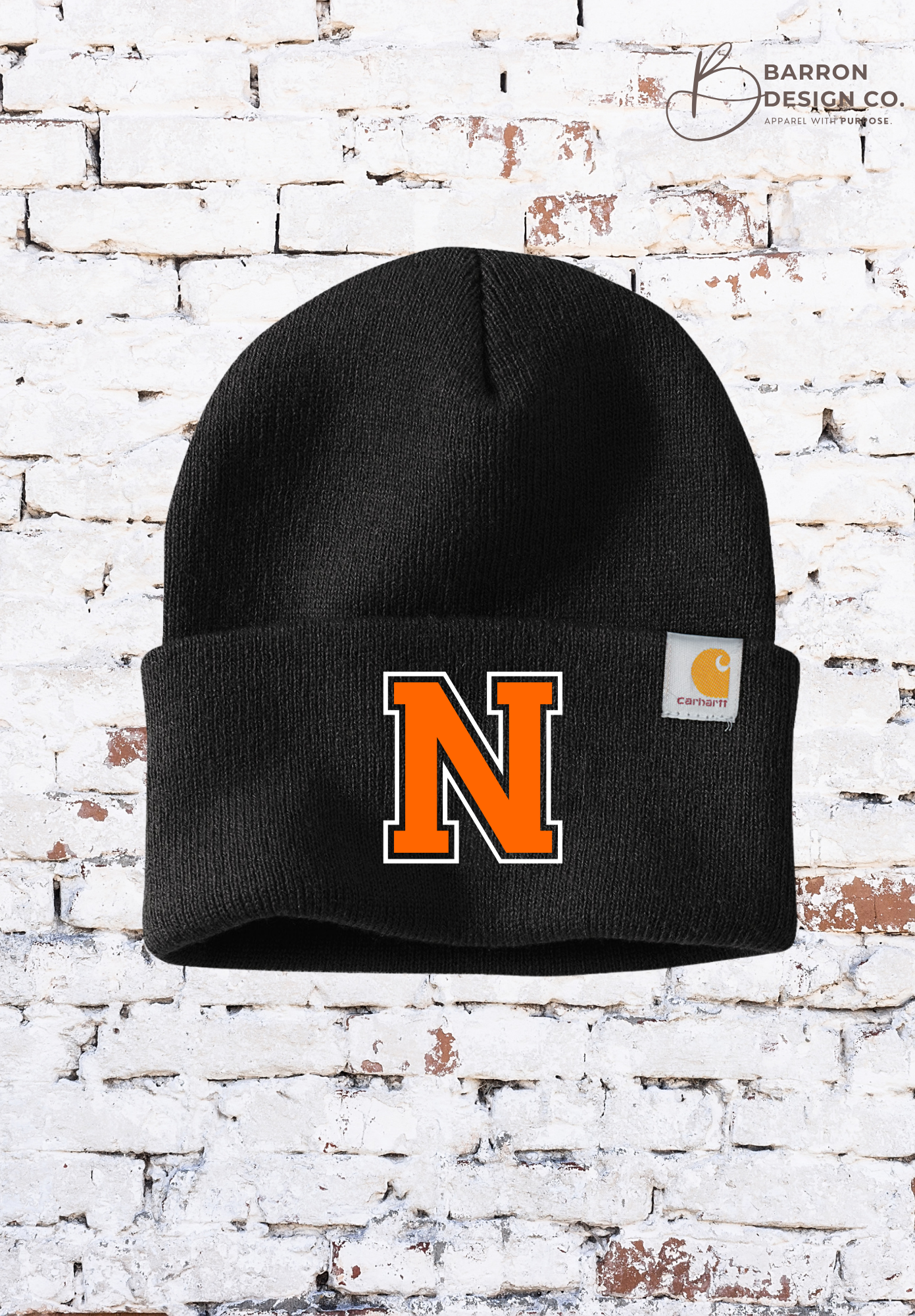Block N Carhartt Beanie