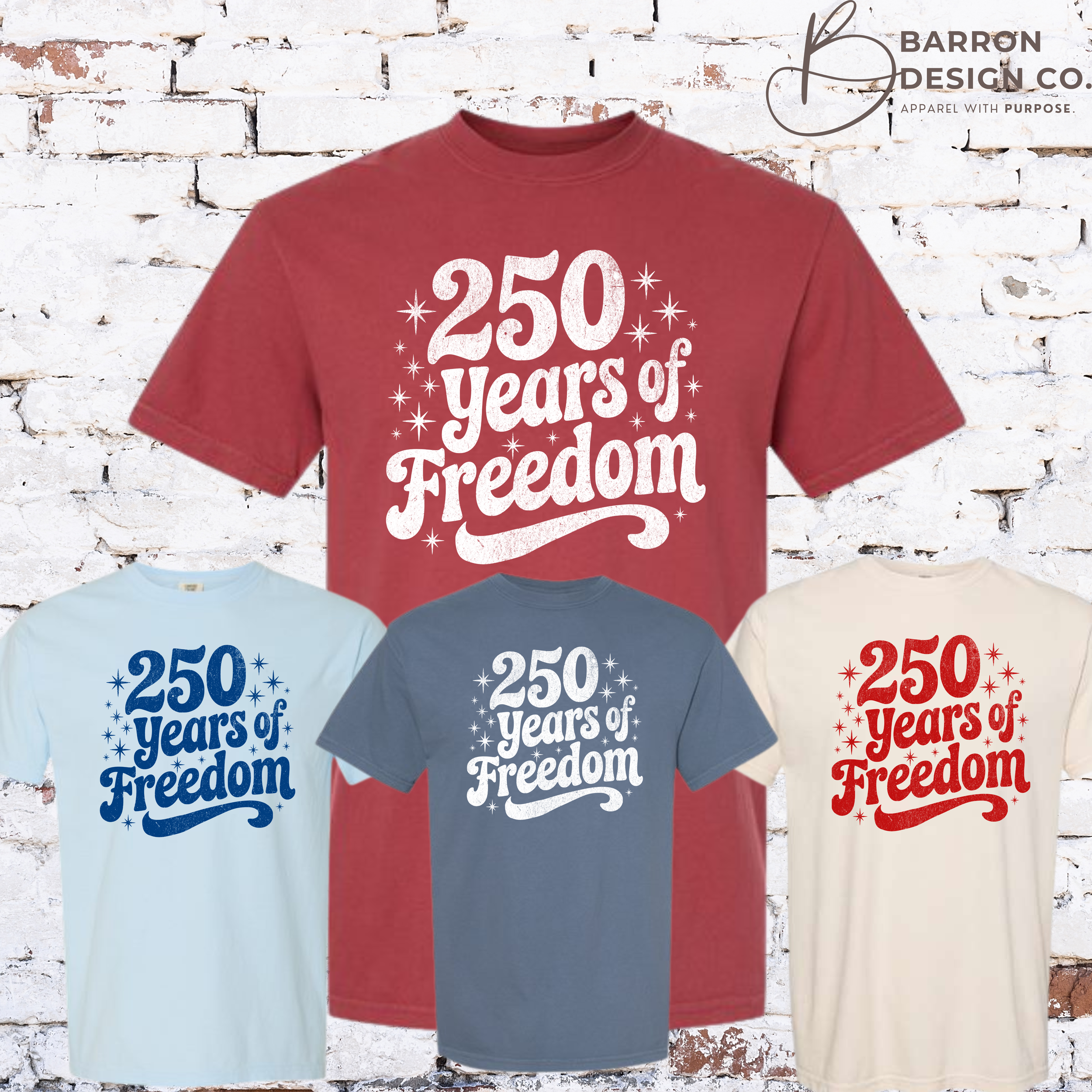 Retro 250 Years of Freedom