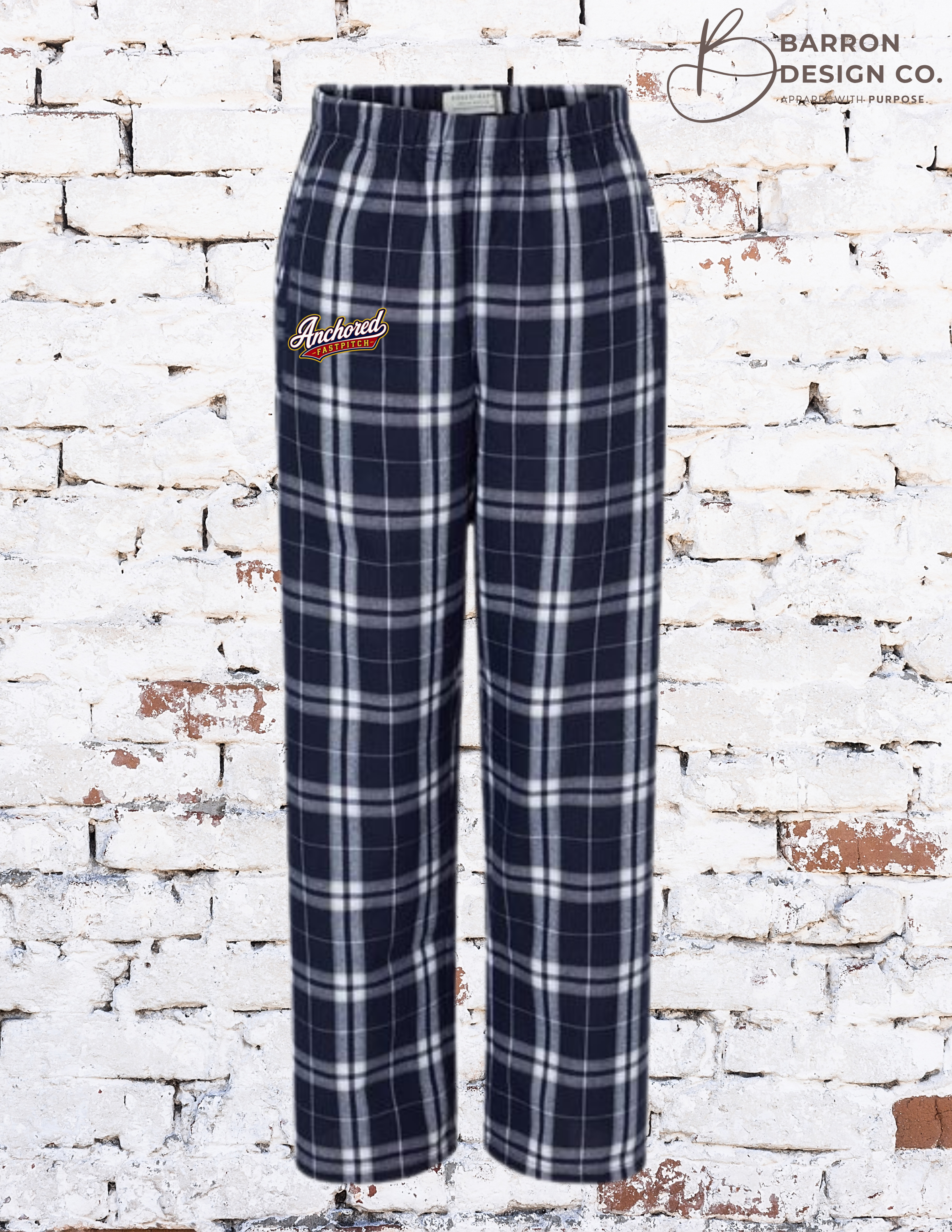 Anchored Softball Plaid Flannel Pants