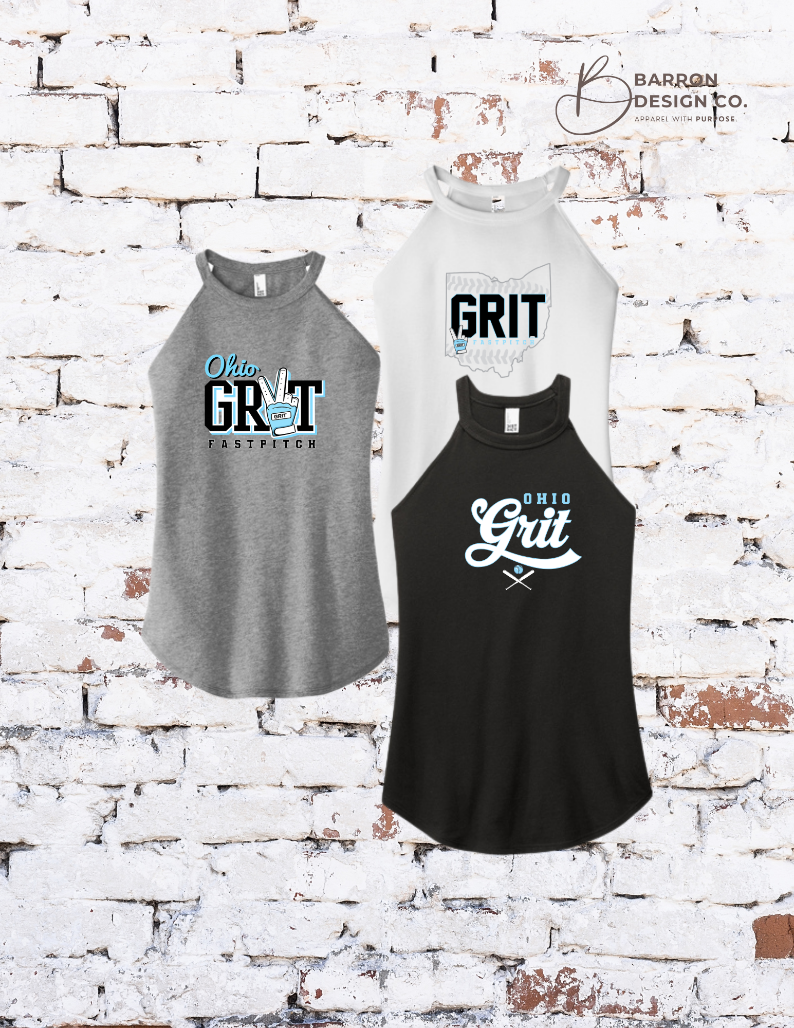 Ohio Grit Softball - Ladies Rocker Tank