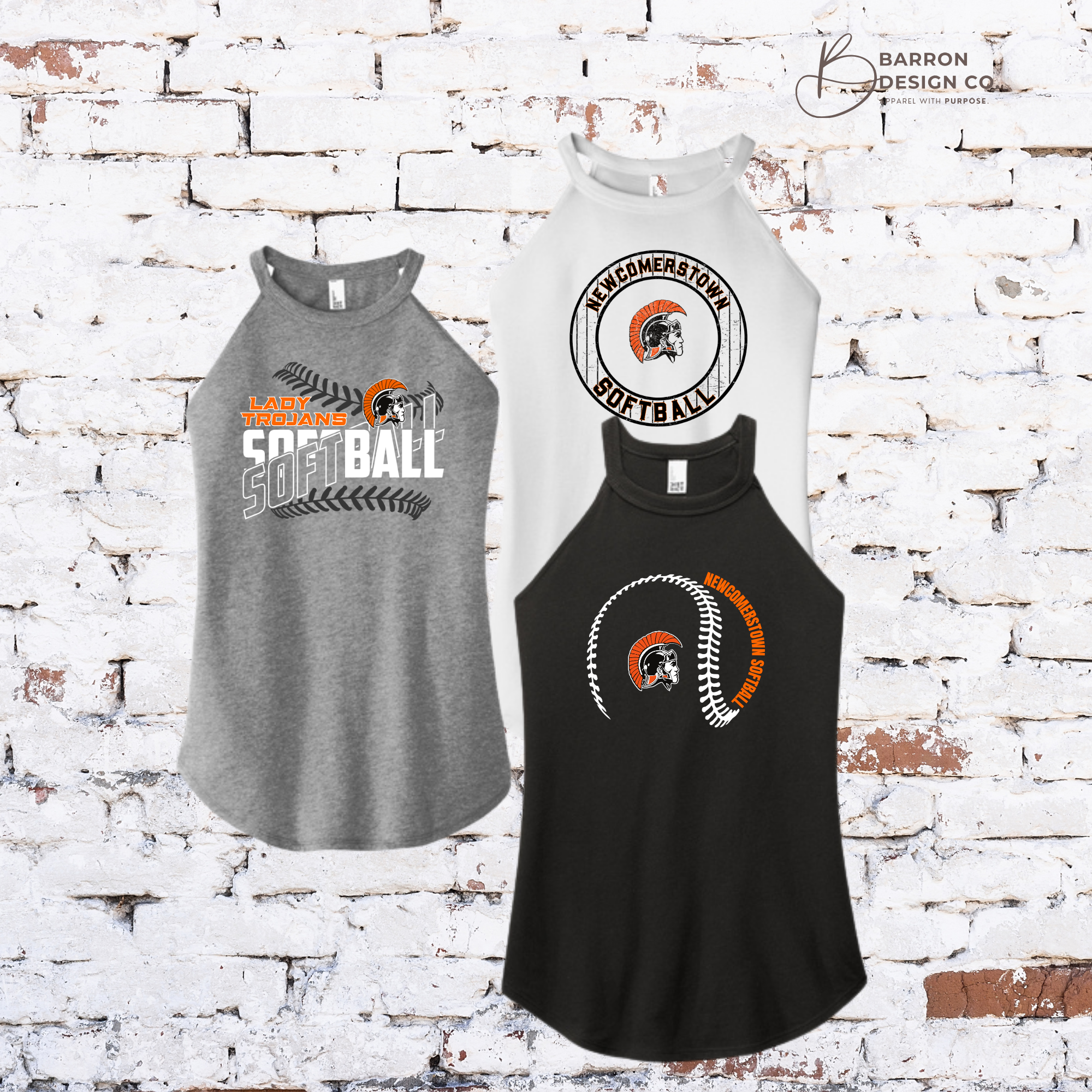 Newcomerstown Softball - Ladies Rocker Tank