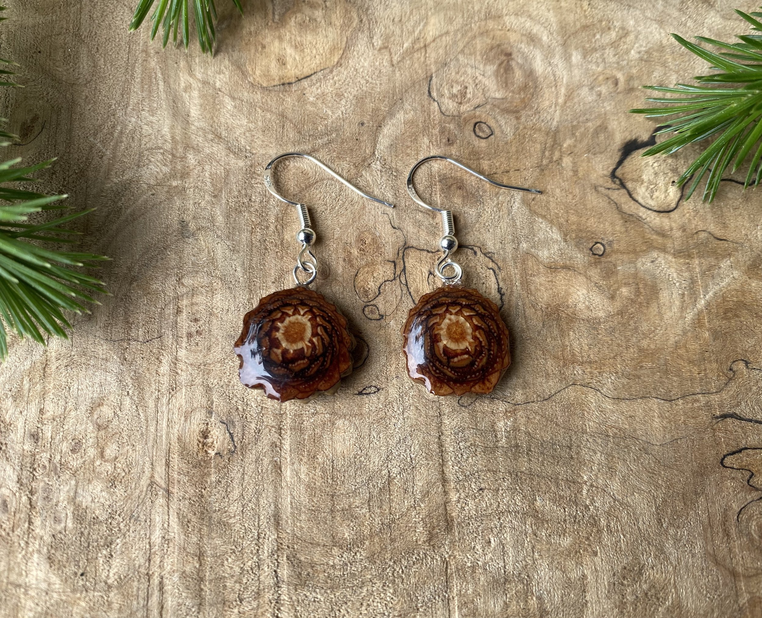Mini Pinecone Earrings