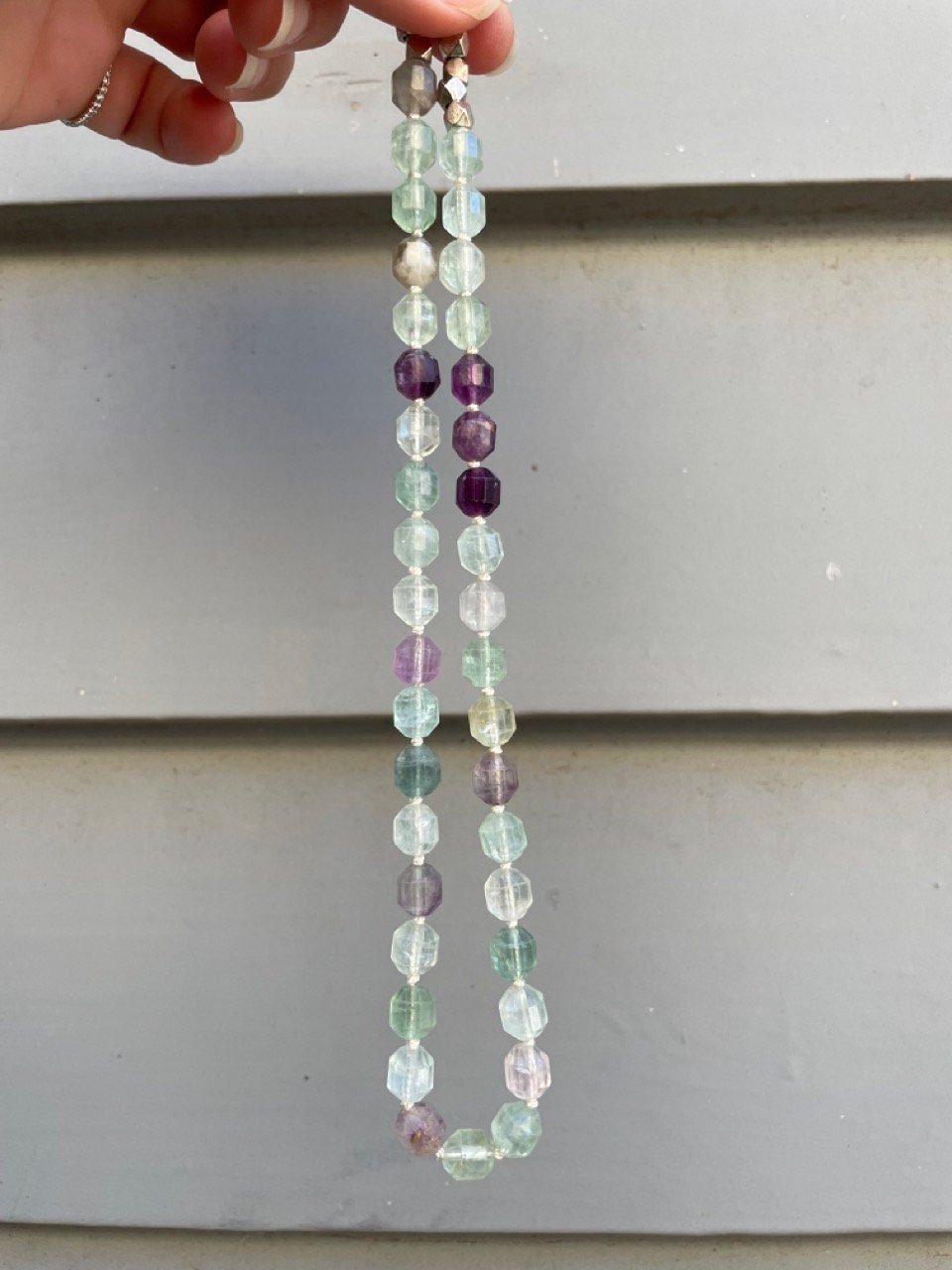 Rainbow Fluorite Necklace