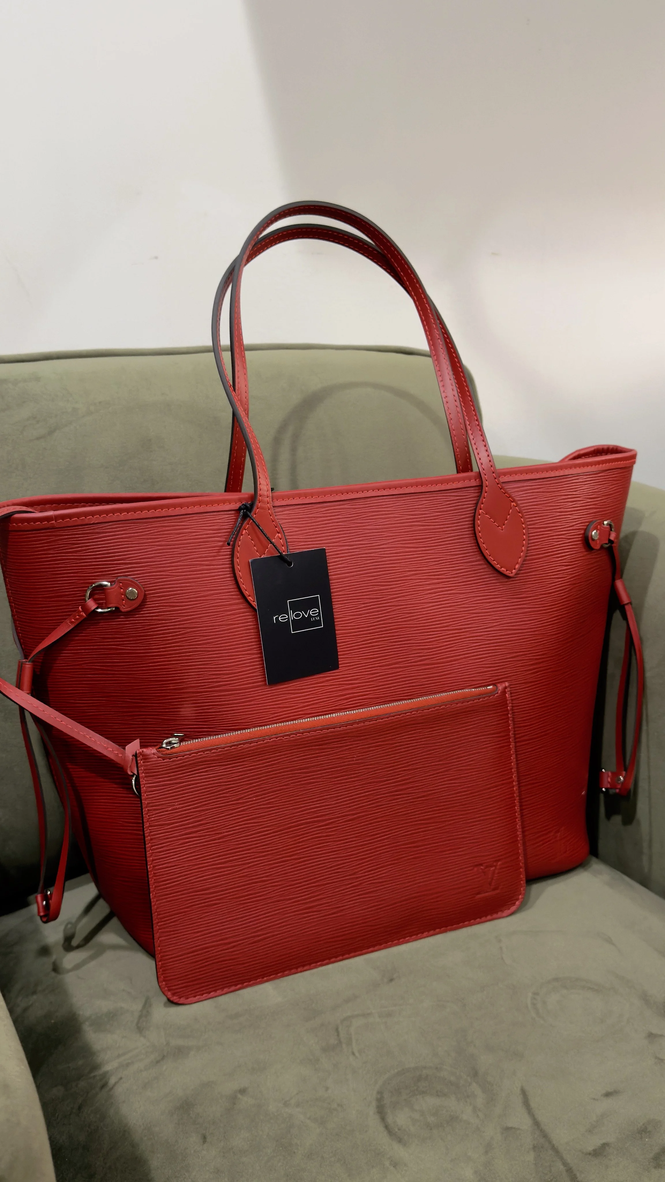 LOUIS VUITTON - Neverfull MM, Epi Leather