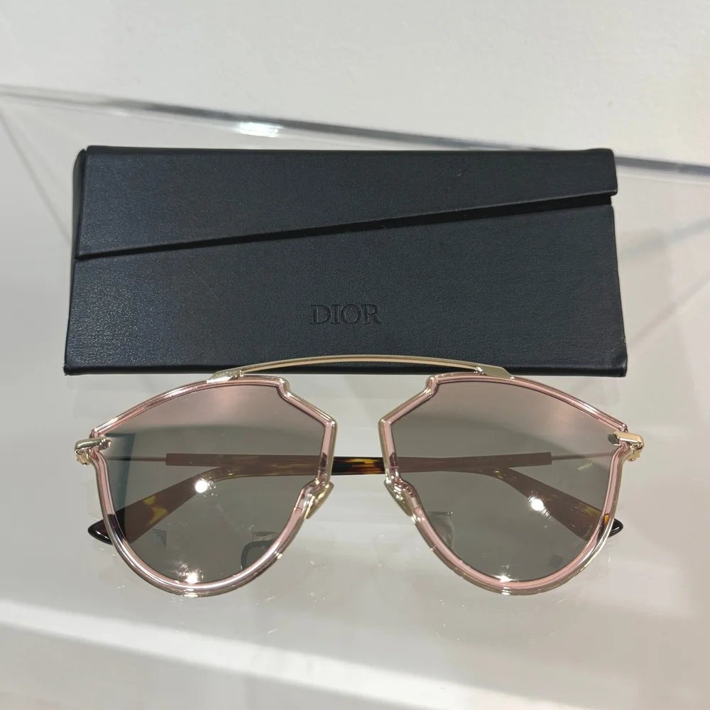 CHRISTIAN DIOR - So Real Sunglasses, Pink/Rose Gold Lens  display picture 1