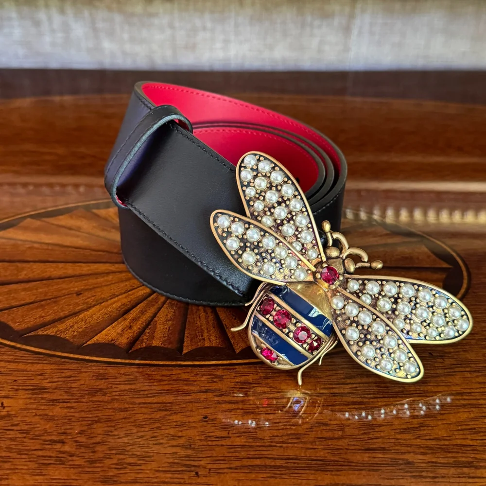 GUCCI - Butterfly Belt — ReloveLuxe