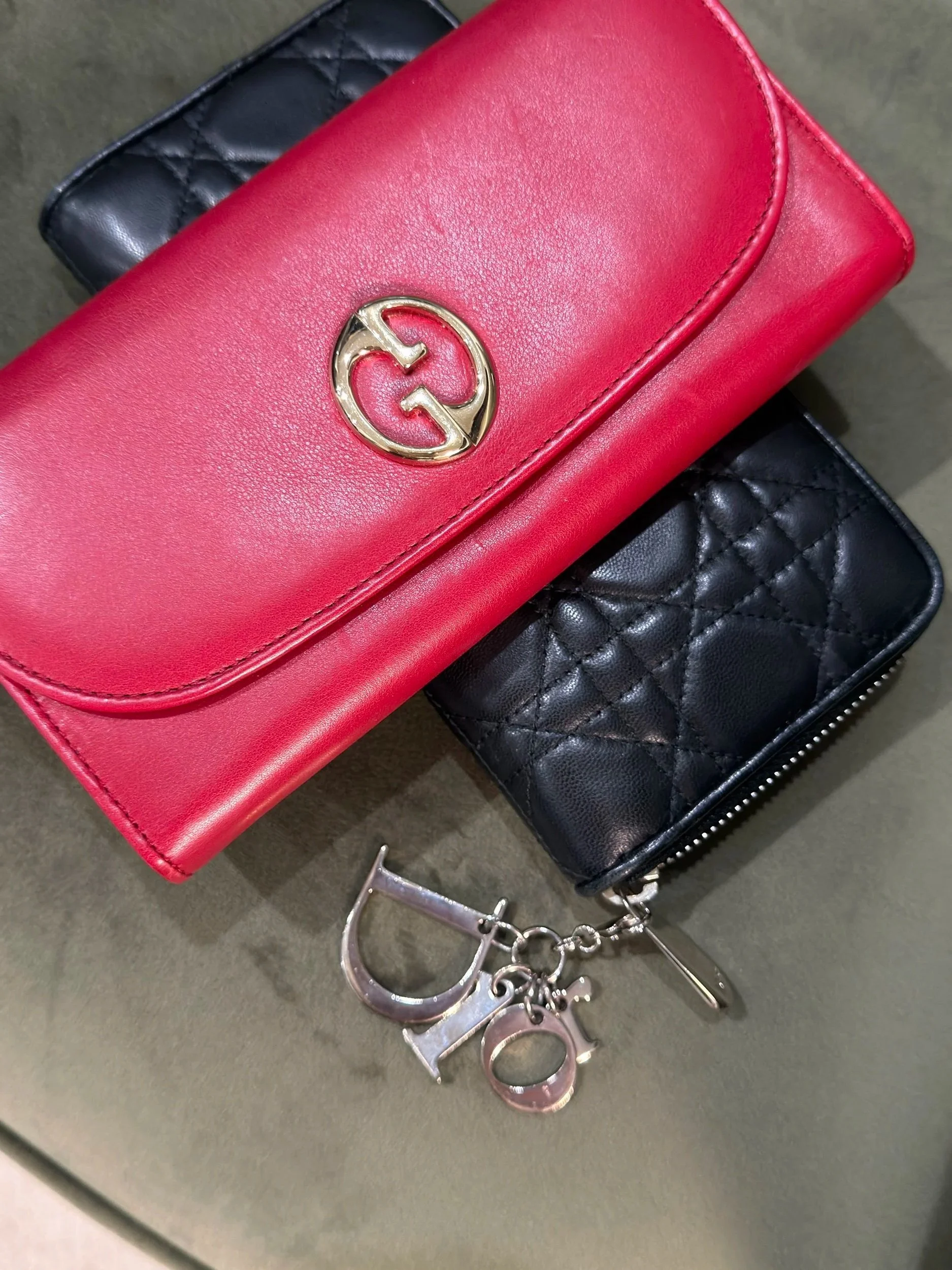 GUCCI - Double G Continental Wallet, Red