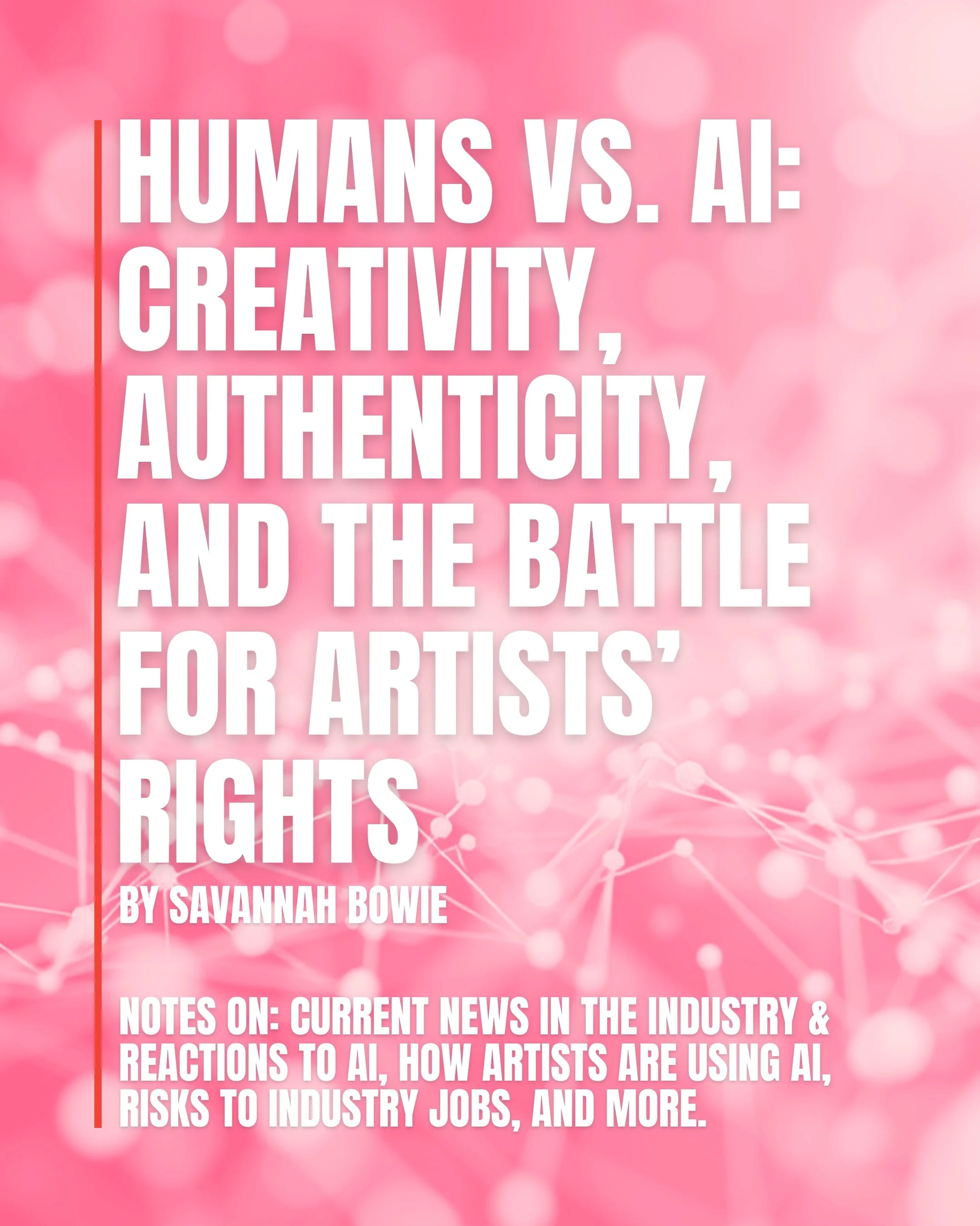 Humans vs. AI: Creativity, Authenticity, and the Battle for Artists’ Rights