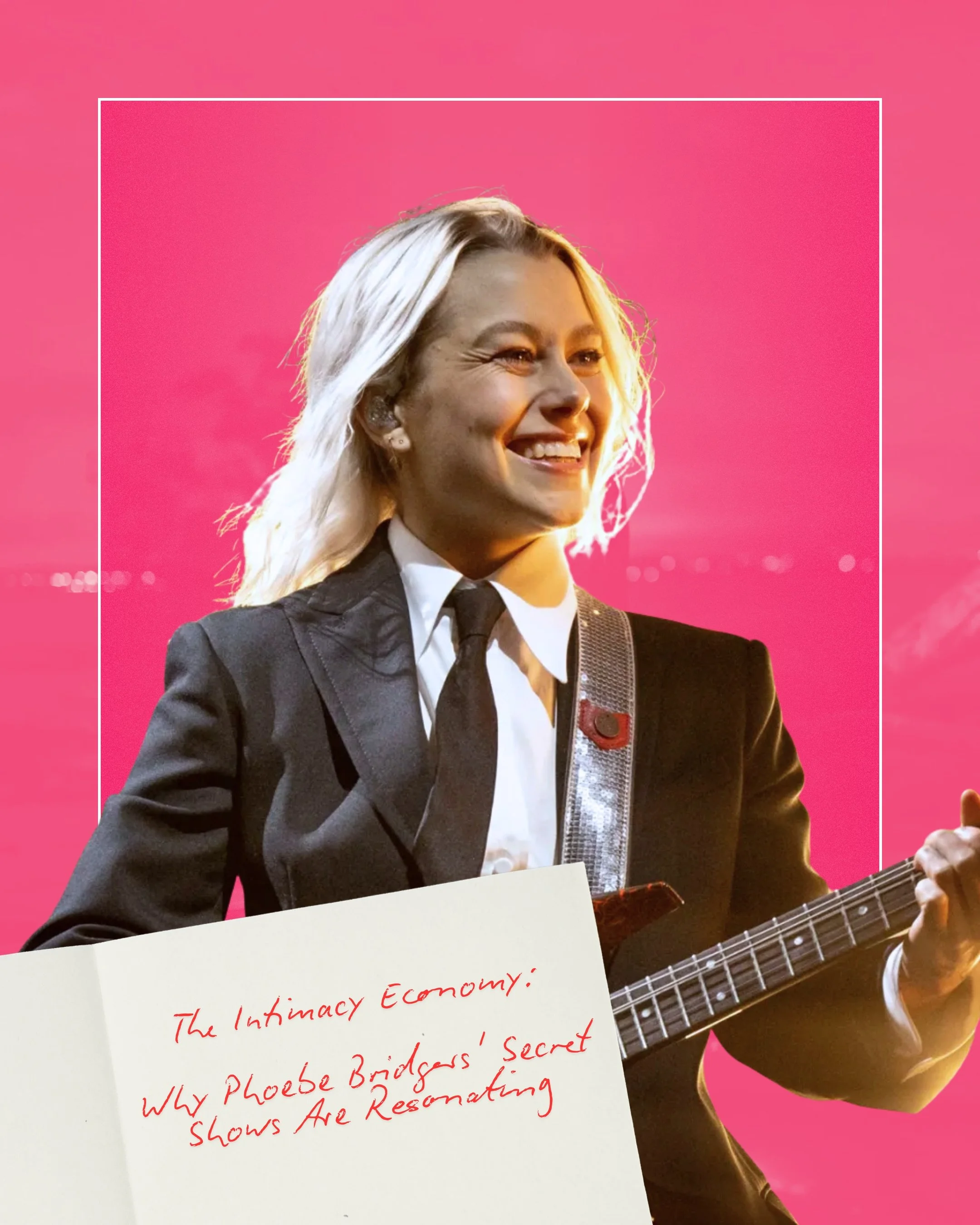 The Intimacy Economy: Why Phoebe Bridgers’ Secret Shows Are Resonating 