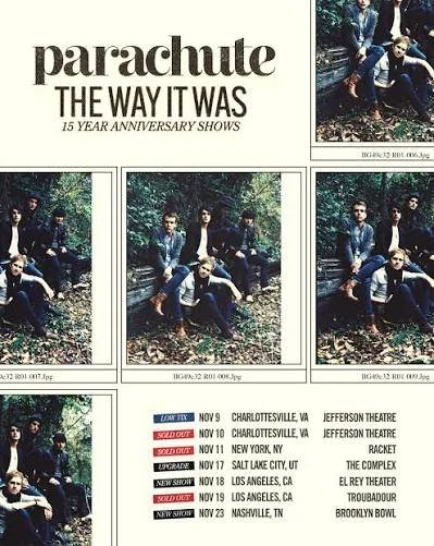 Parachute Gives Fans Another Chance To Relive:The Way It Was
