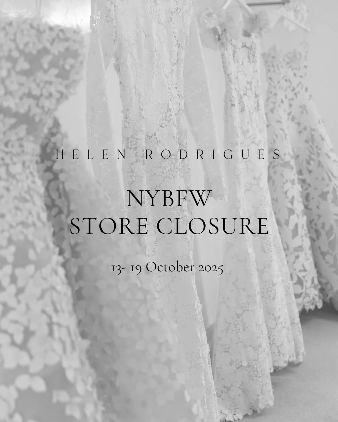 Our most anticipated time of the year, Helen and the team will be off next week to New York Bridal Fashion Week. Meeting with our renowned designers and previewing their 2026 collections for our Australian brides. 

Stay tuned for exclusive insights 